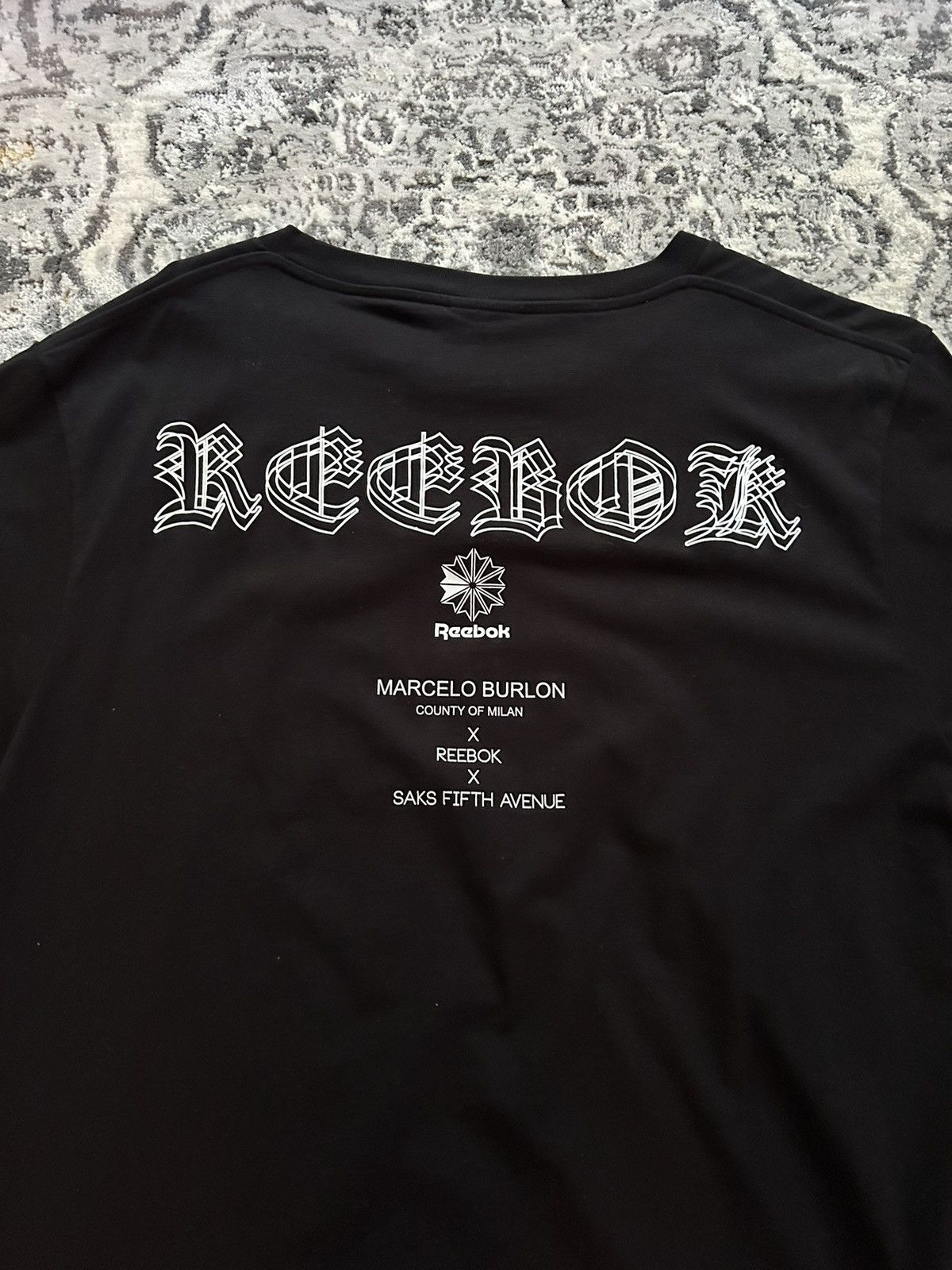 Marcelo Burlon Marcelo Burlon X Reebok Tee Size US M / EU 48-50 / 2 - 2 Thumbnail