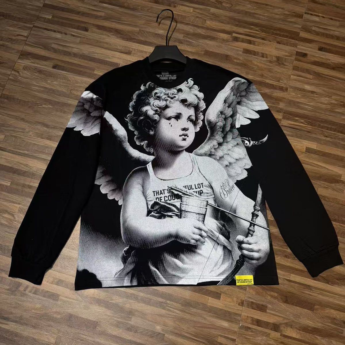 Japanese Brand Streetwear character big letter long sleeve shirt Size US L / EU 52-54 / 3 - 2 Thumbnail