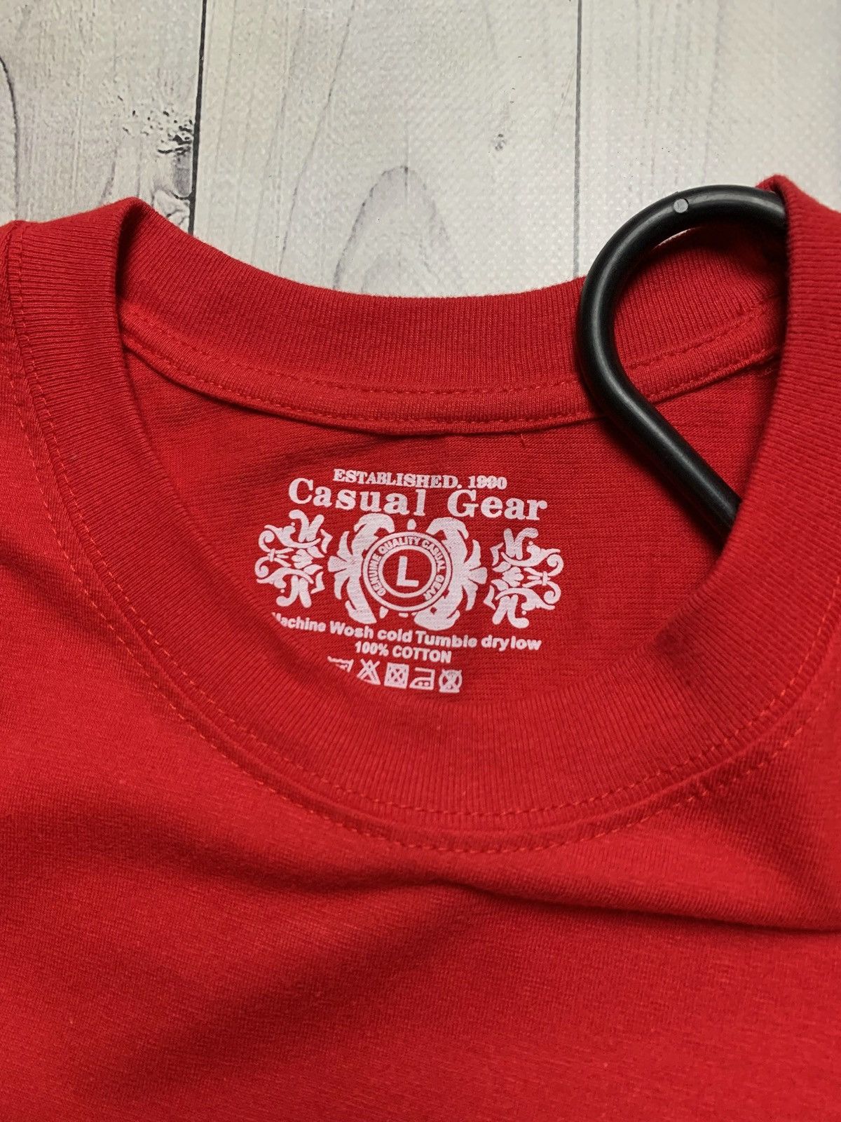 Vintage Vintage Jamaica tee red crazy size L Rasta Size US L / EU 52-54 / 3 - 3 Thumbnail