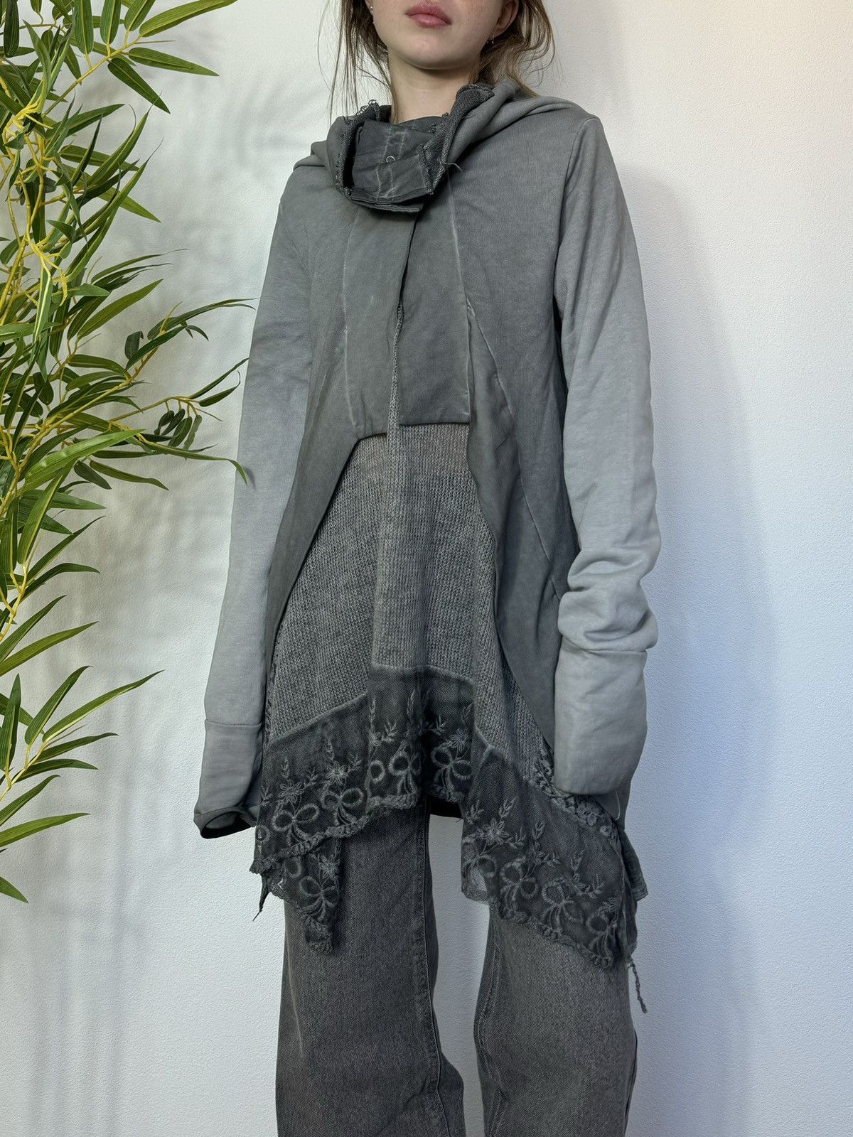 Vintage AVANT GARDE PLEASE ASYMMETRICAL ISSEY MIYAKE STYLE JACKET Size ONE SIZE - 2 Thumbnail