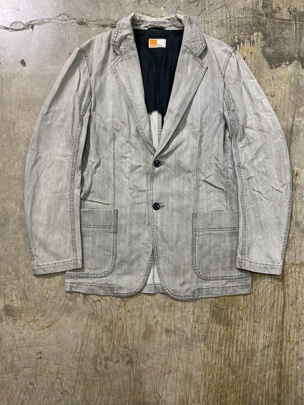 Ermenegildo Zegna EZ by Zegna Denim Jacket blazer Size US M / EU 48-50 / 2 - 2 Thumbnail