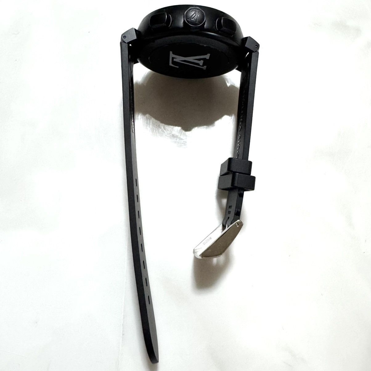 Louis Vuitton Authentic Louis Vuitton Tambour Black TO4139 Q1A62 Monogram Size ONE SIZE - 18 Thumbnail