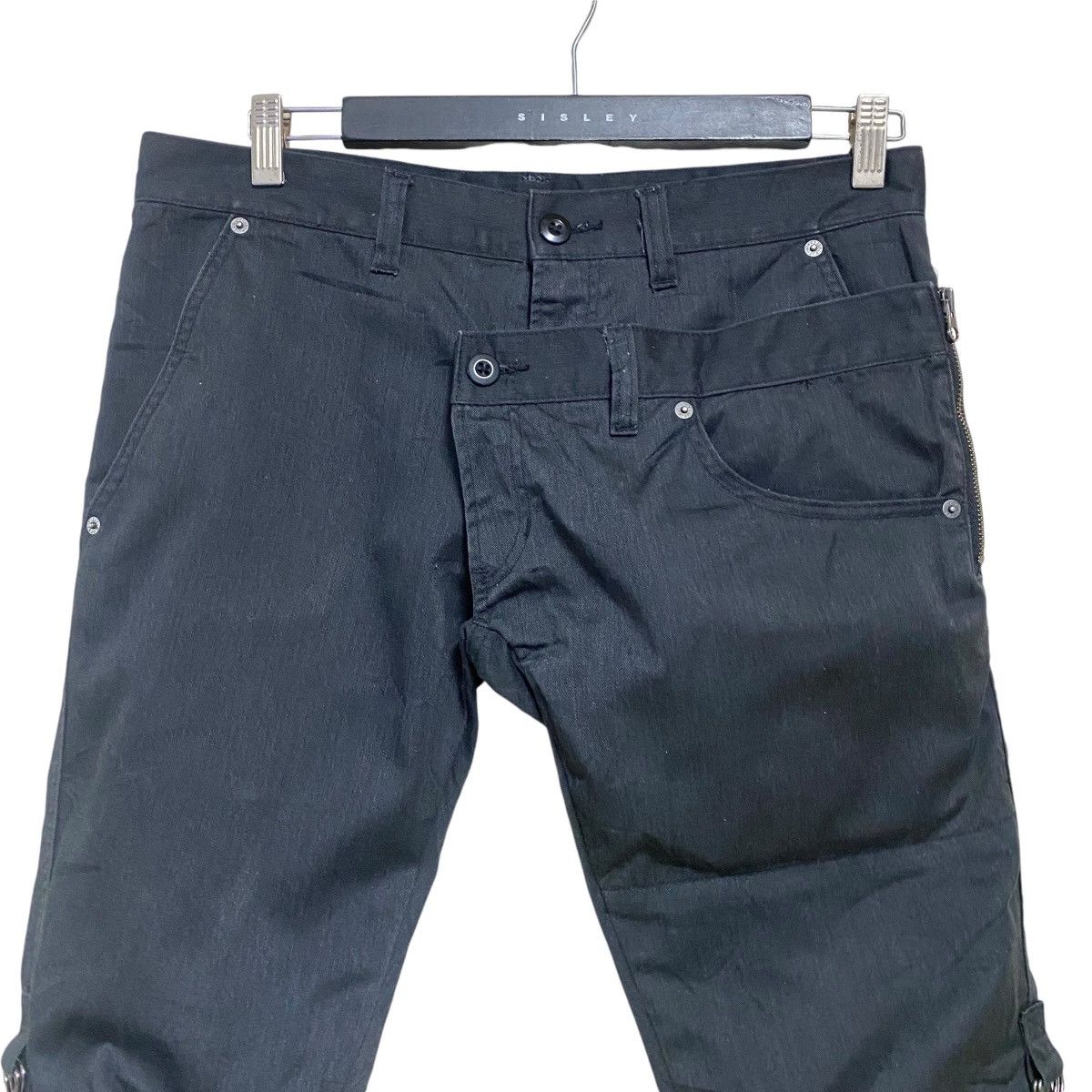PPFM PPFM Asymmetrical Layered Cropped Pants Size US 32 / EU 48 - 1 Thumbnail
