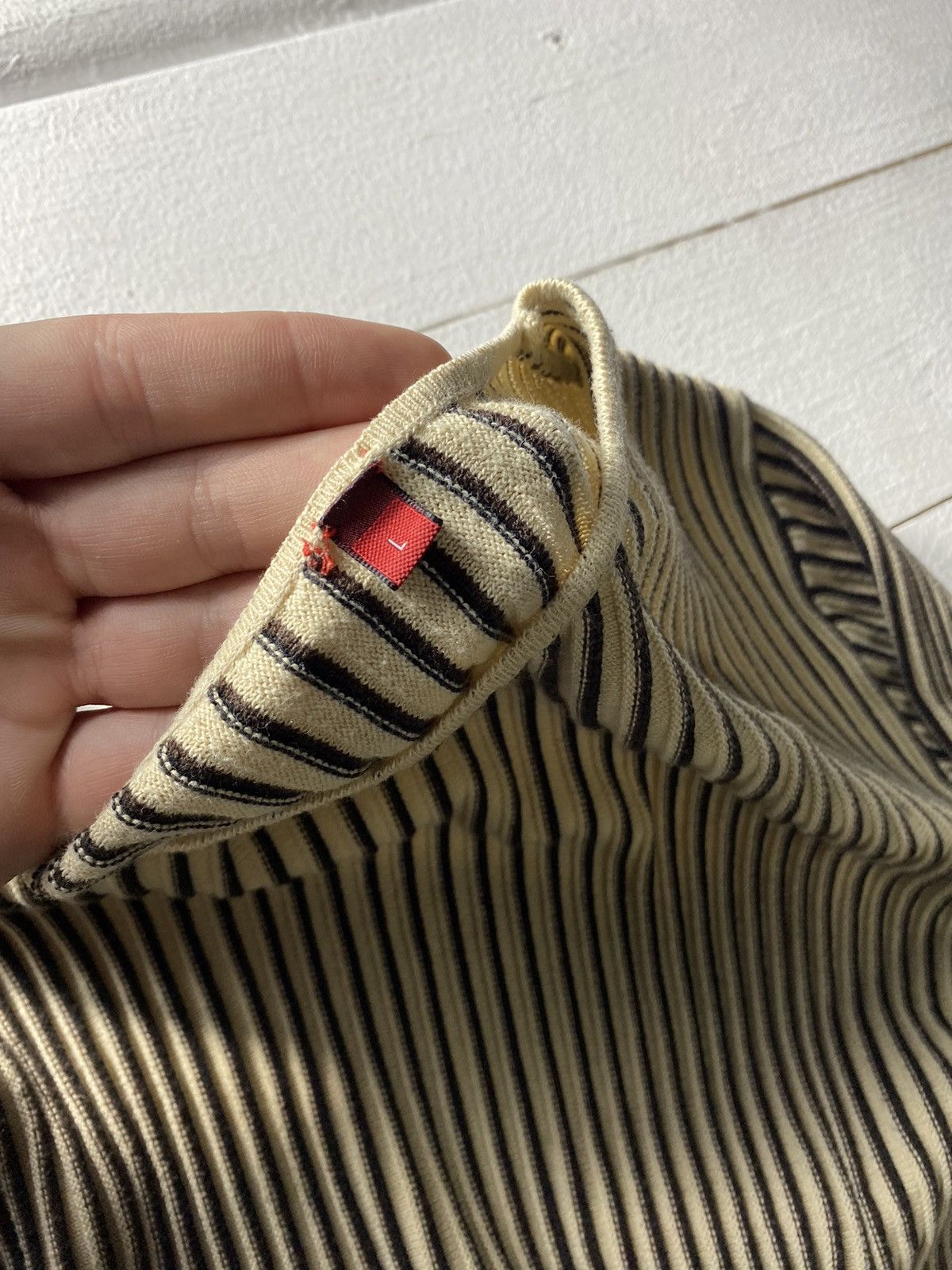If Six Was Nine × Japanese Brand 💢RARE OPIUM AVANT GARDE SWEATER STRIPED GOTHIC MENS LARGE Size US L / EU 52-54 / 3 - 5 Thumbnail