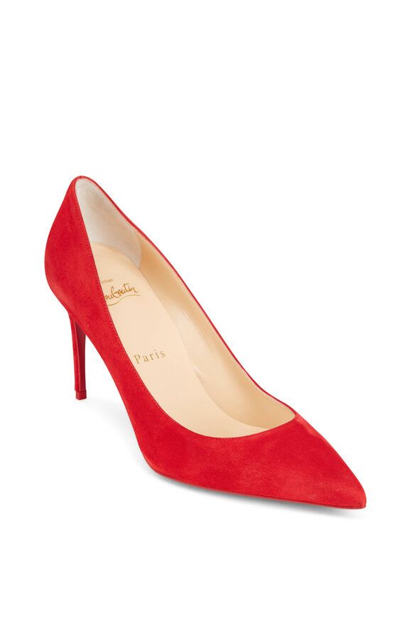 Christian Louboutin o1s1wg110924 Kate 85 Veau Pumps in Red Size US 8 / IT 38 - 2 Thumbnail