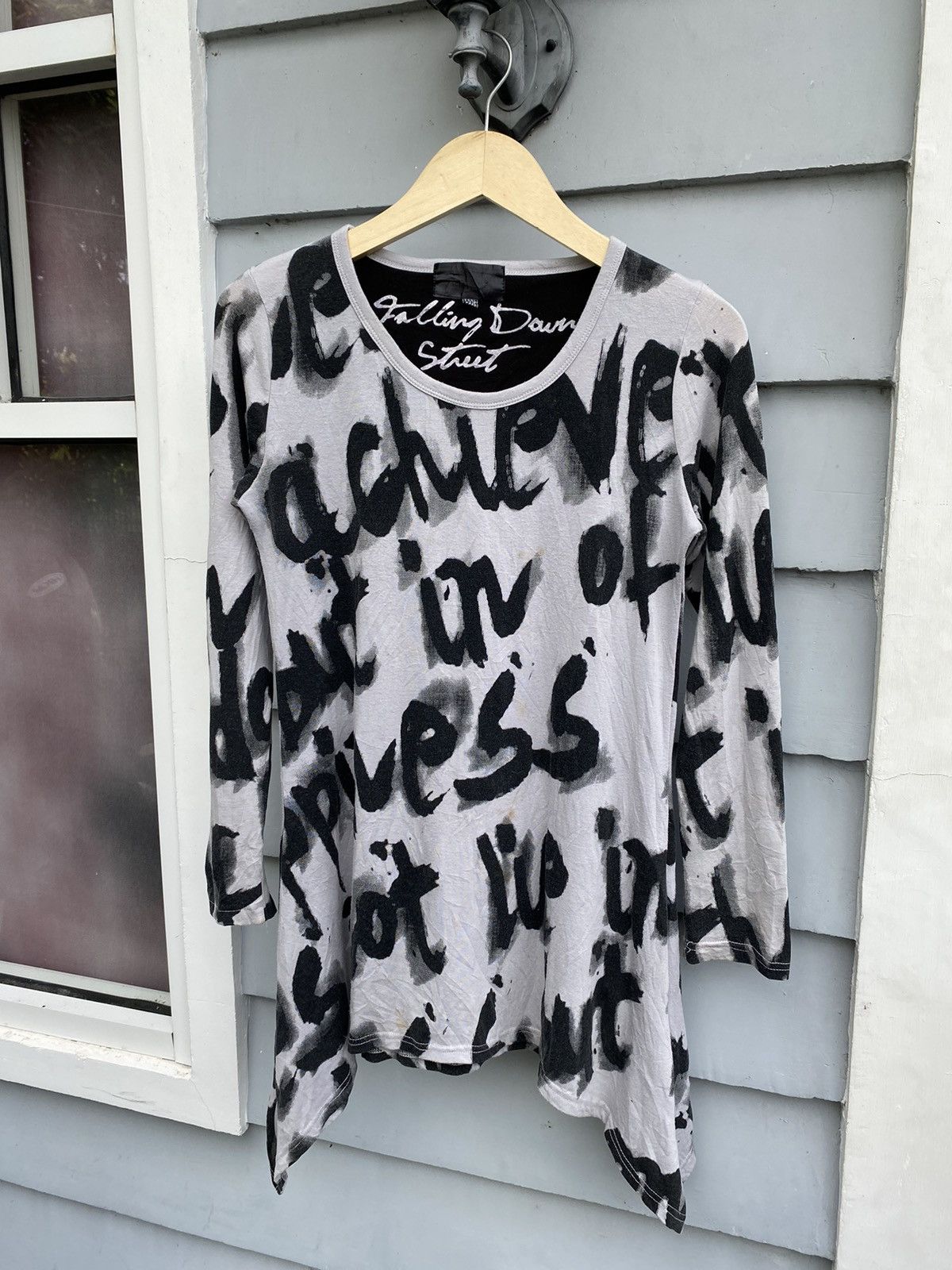 Japanese Brand Falling Dawn Longsleeve All Over Print Dark Deprest Style Size M / US 6-8 / IT 42-44 - 1 Thumbnail