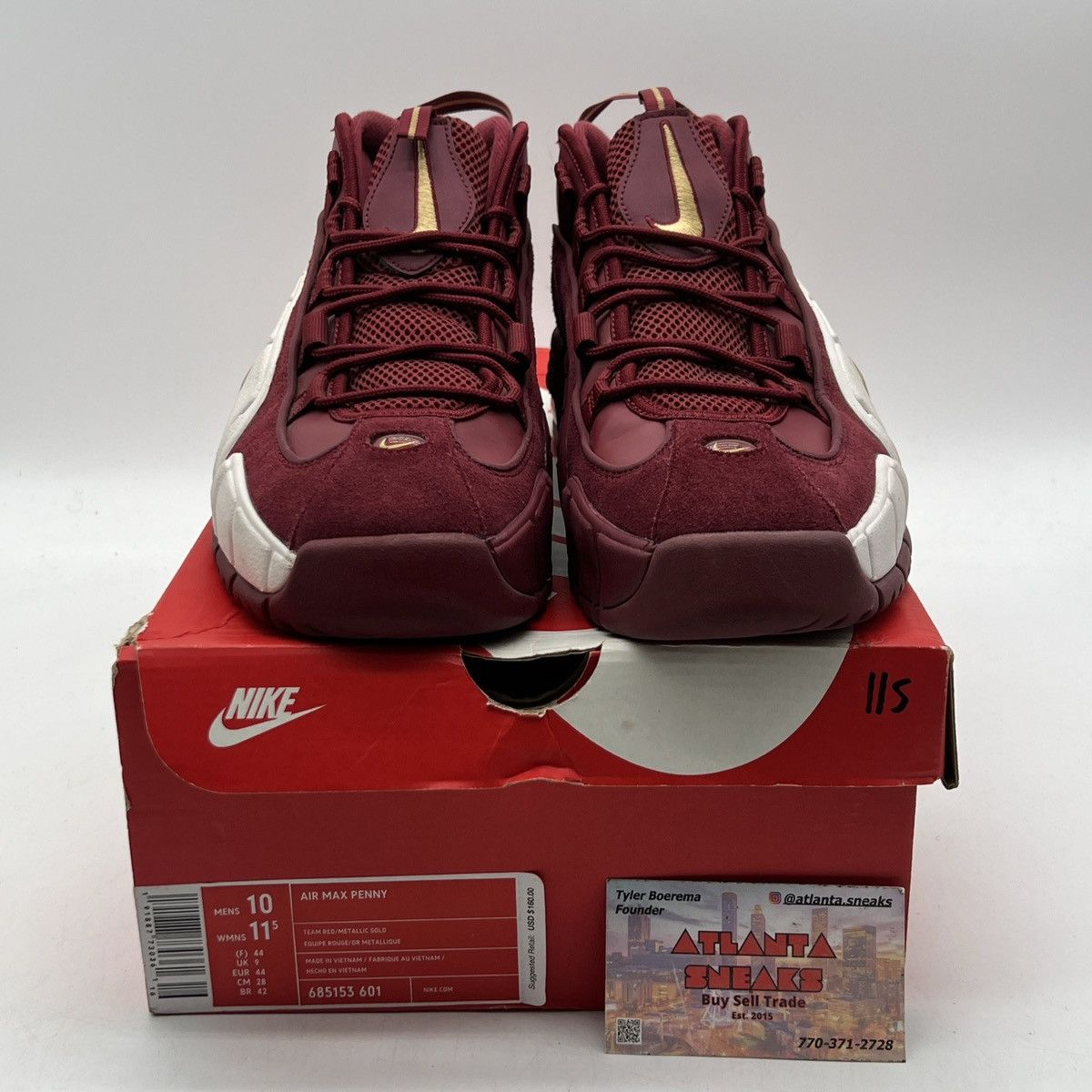 Nike Air max 1 Penny 1 house party Size US 10 / EU 43 - 2 Thumbnail