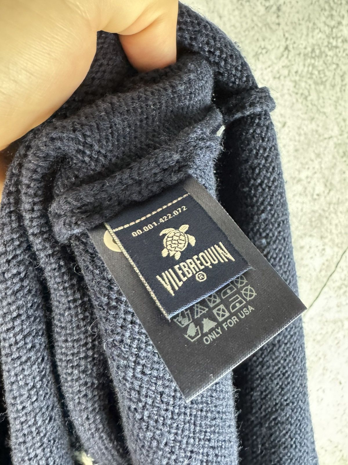 Vilebrequin Vilebrequin Logo Shawl Neck Collar Sailor Marine Sweater Size US M / EU 48-50 / 2 - 5 Thumbnail