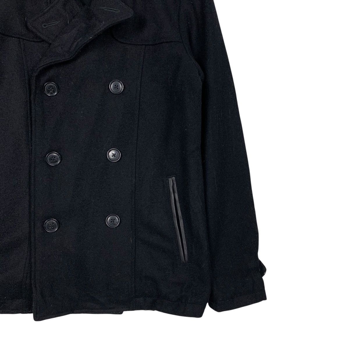 Japanese Brand UNITED SPORT Of AMERICA Double Breast Wool Coat #2379-C107 Size US M / EU 48-50 / 2 - 4 Thumbnail