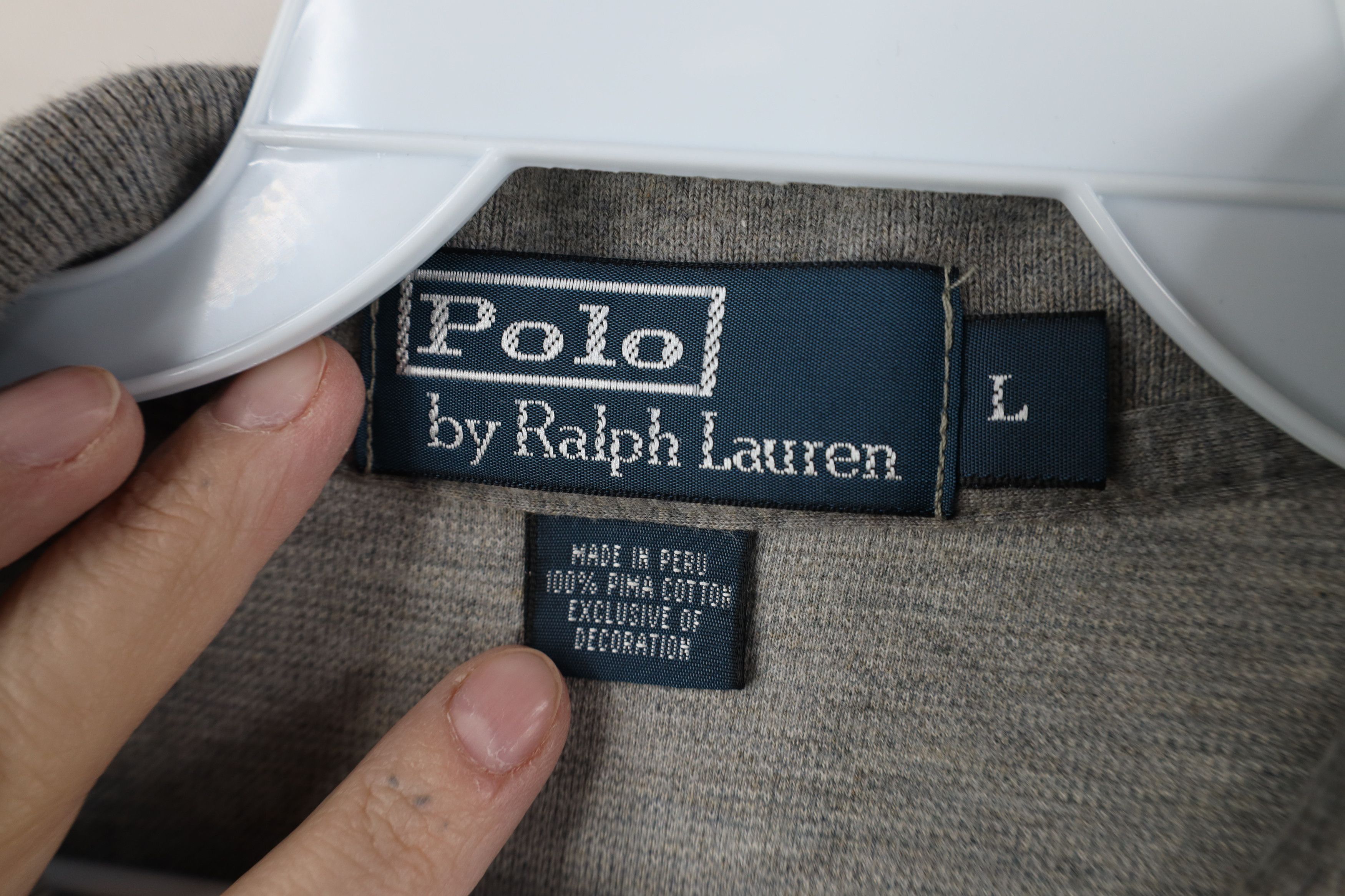 Ralph Lauren Vintage 90s Ralph Lauren Soft Touch Houndstooth Polo Shirt Size US L / EU 52-54 / 3 - 8 Thumbnail