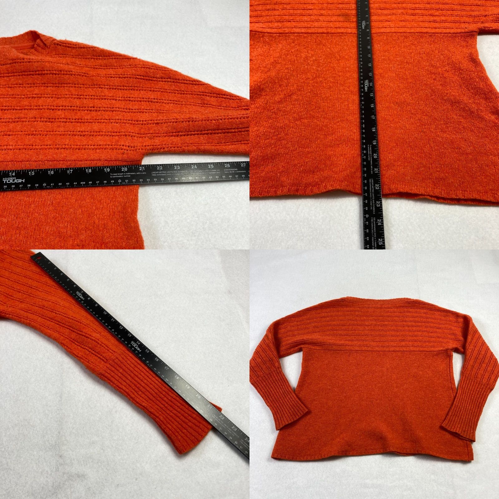 Vintage Woolrich Wool Sweater Women's XL Dark Orange Long Sleeve Square Neck Casual Size XL / US 12-14 / IT 48-50 - 8 Thumbnail