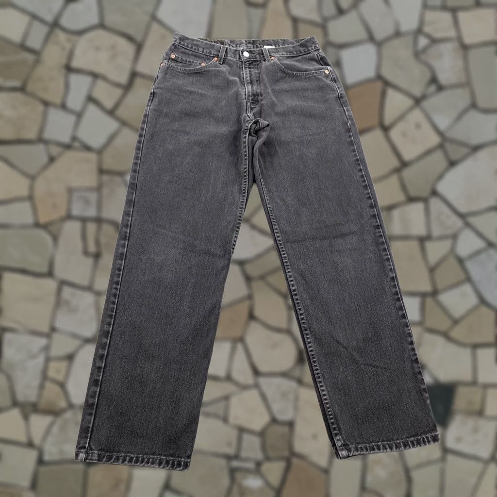 Levi's VINTAGE Levi's Jeans Mens 34x32 Black Denim 550 Relaxed Fit Baggy Skater Y2K 2000 Size US 34 / EU 50 - 1 Thumbnail