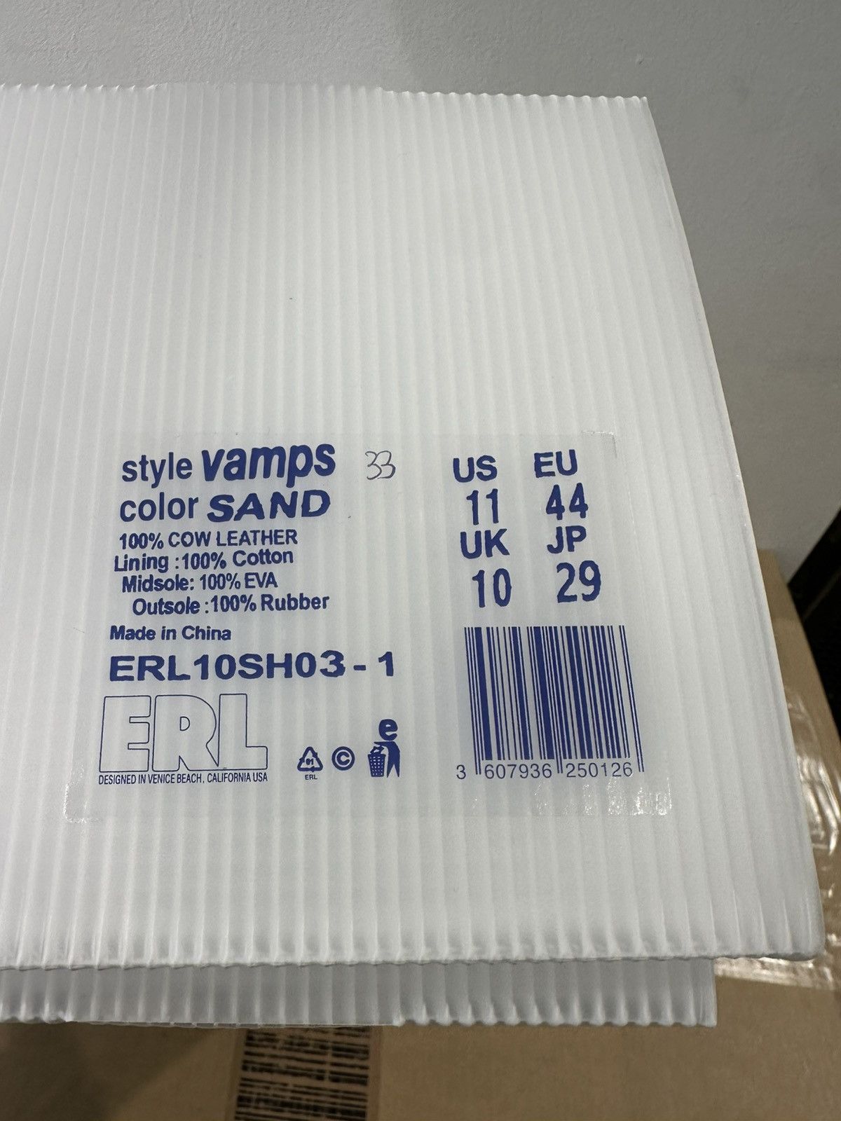 ERL ERL - Vamps Skate Sneaker Sand Size US 11 / EU 44 - 7 Thumbnail