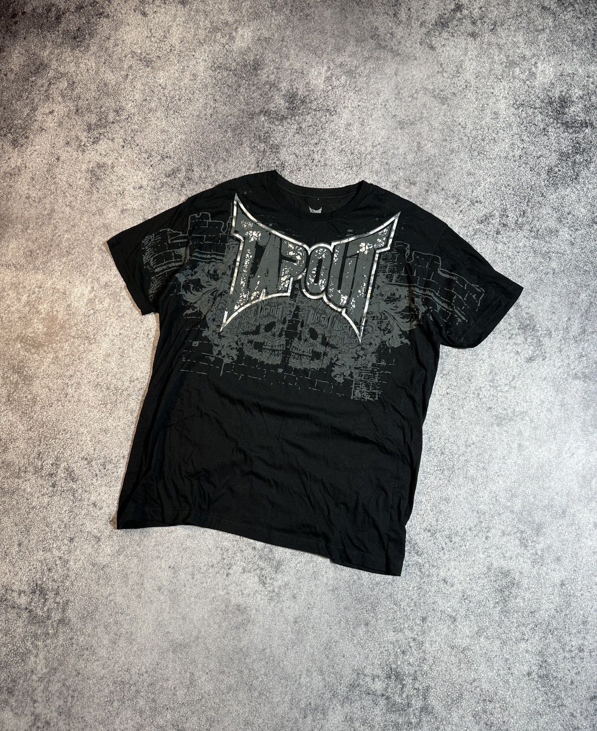 Tapout Y2K Tapout Logo T-shirt Streetwear Avant Garde Style Opium Size US XL / EU 56 / 4 - 1 Thumbnail