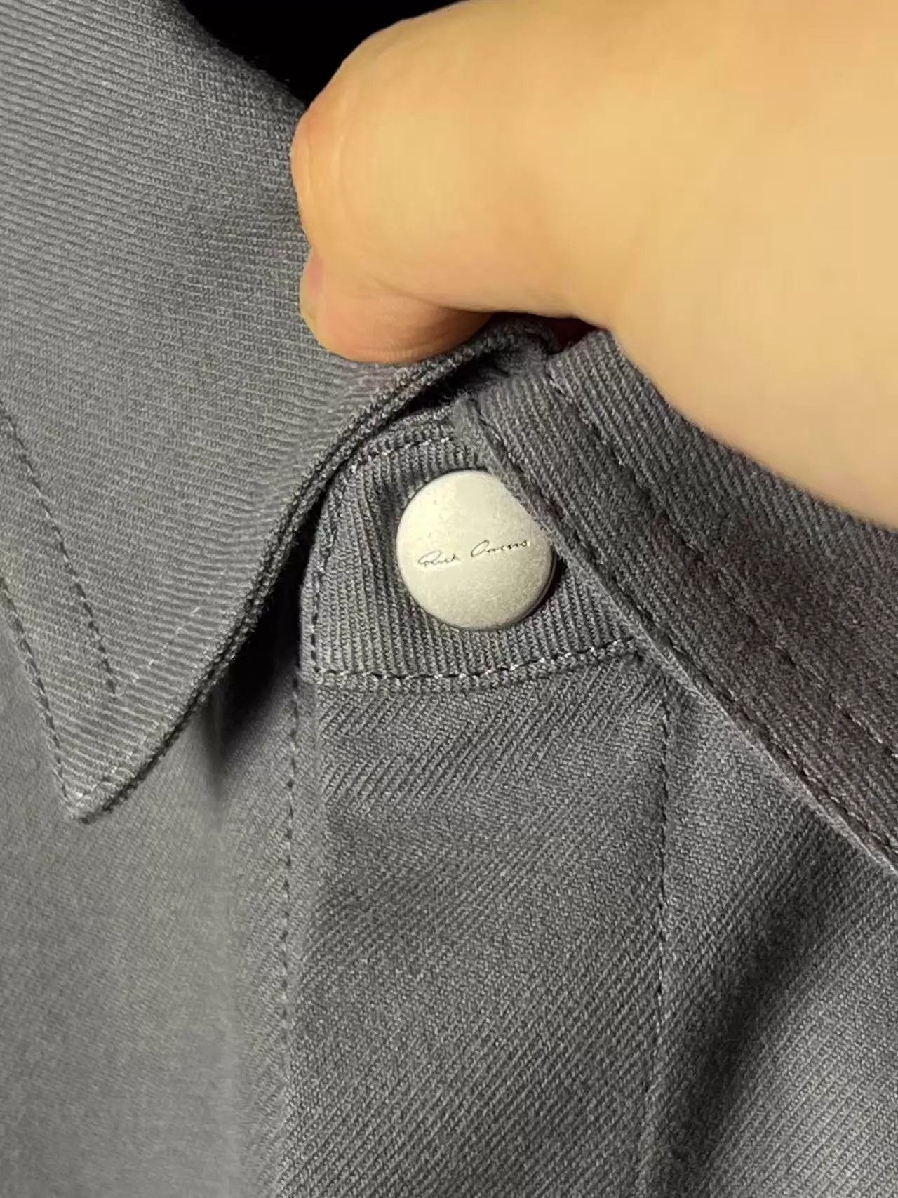 Rick Owens Rick Owens 24ss Rare Capsule Smoke Work Shirt Jacket Size 46 Size US S / EU 44-46 / 1 - 4 Thumbnail