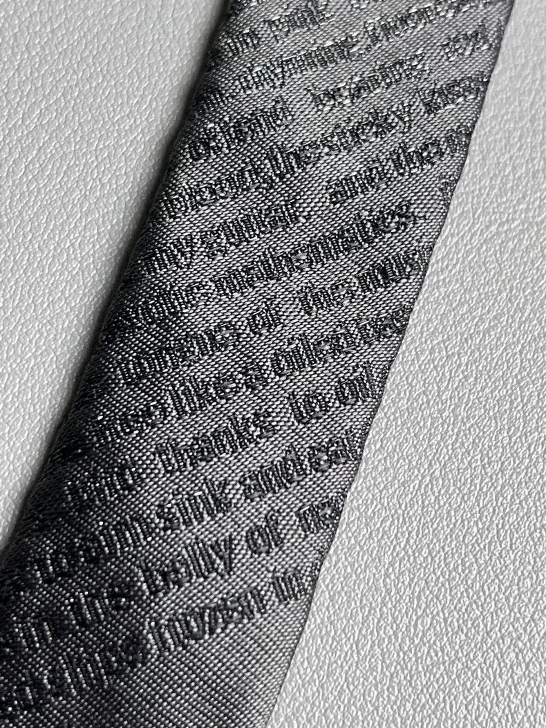 Undercover Silk Tie with Pattern Design Size ONE SIZE - 3 Thumbnail