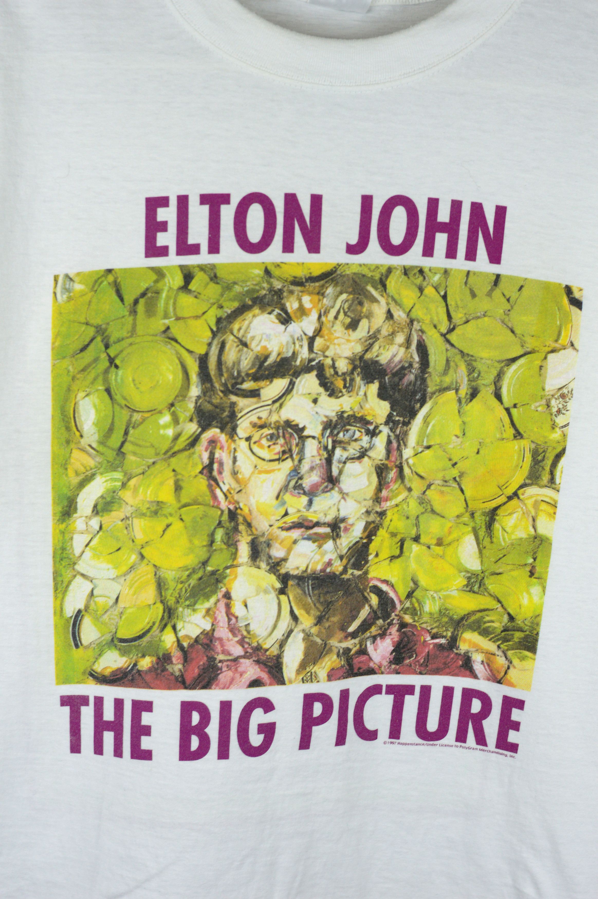 Vintage Vintage Elton John The Big Picture 1997 t shirt Size US L / EU 52-54 / 3 - 3 Thumbnail