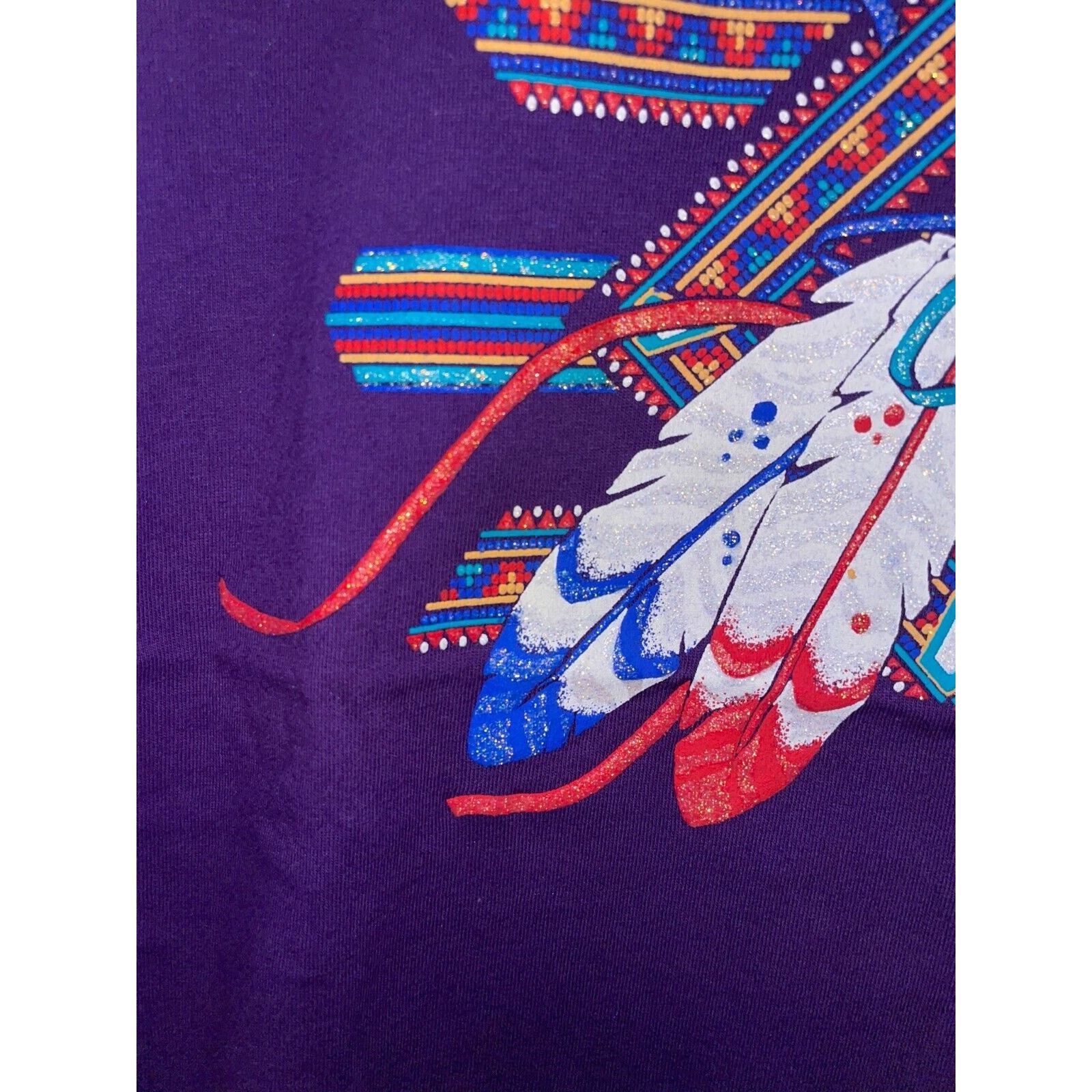 Vintage Vintage South Dakota Shirt Black Hills Purple Tee 90s L Size US L / EU 52-54 / 3 - 6 Thumbnail