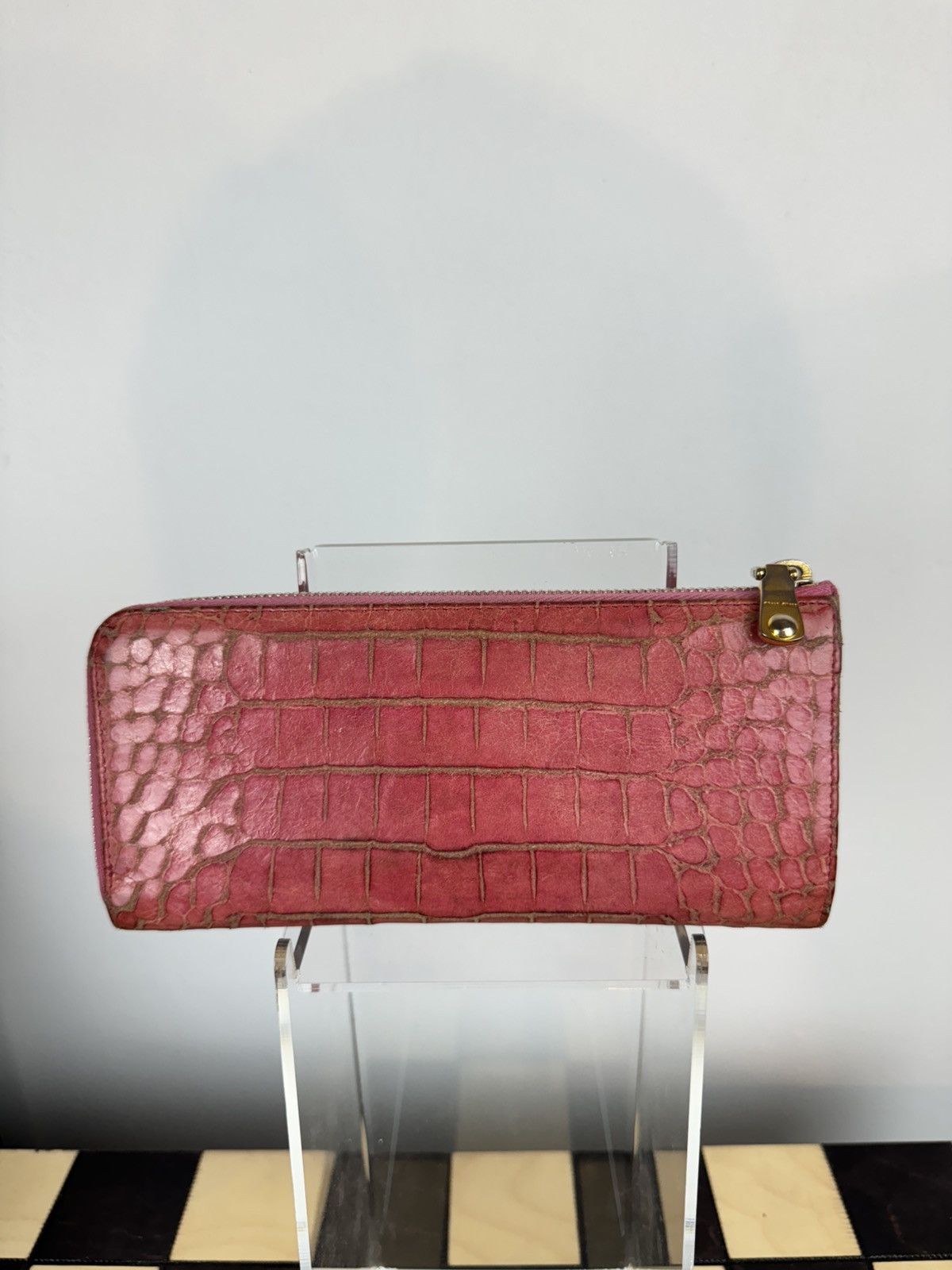 Miu Miu Leather wallet Miu Miu y2k original streetwear luxury Size ONE SIZE - 2 Thumbnail