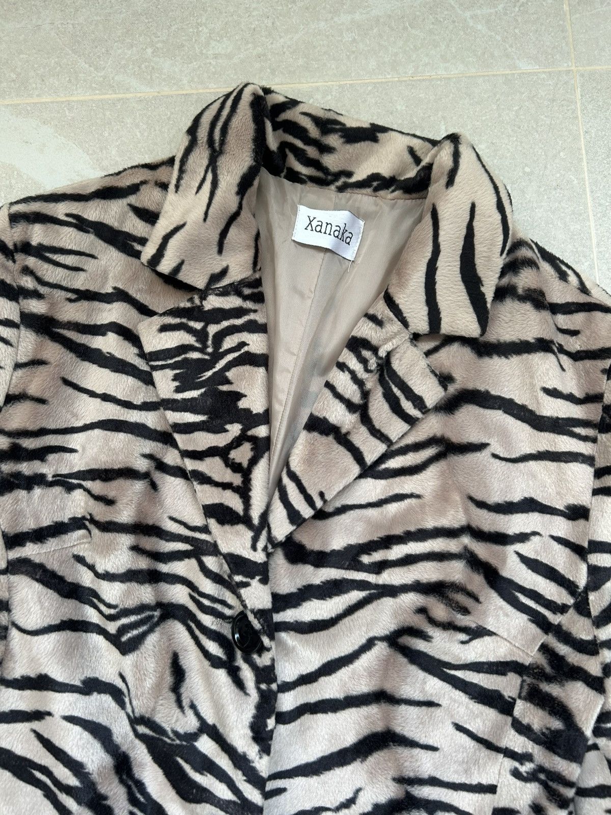 Japanese Brand xanaka zebra print vintage coat japanese Size M / US 6-8 / IT 42-44 - 3 Thumbnail