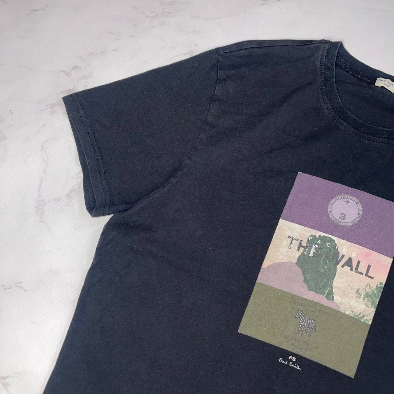 Paul Smith Paul Smith Zebra Print Organic Cotton T-Shirt Tee Black Size US L / EU 52-54 / 3 - 5 Thumbnail