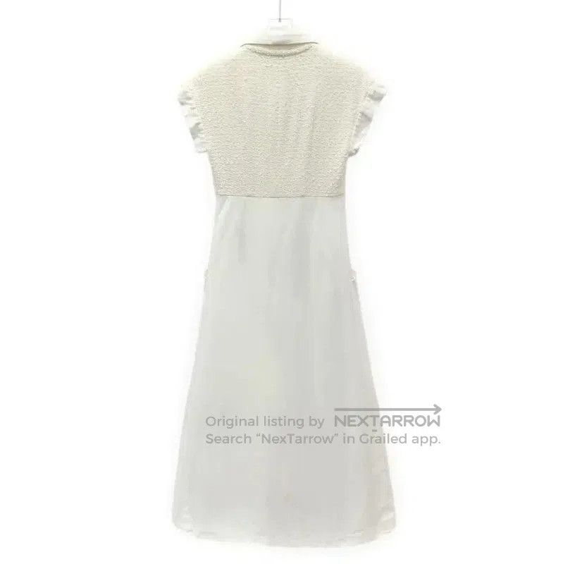 Chanel Chanel White Cotton Casual Pants for Women . Size 23" - 1 Thumbnail