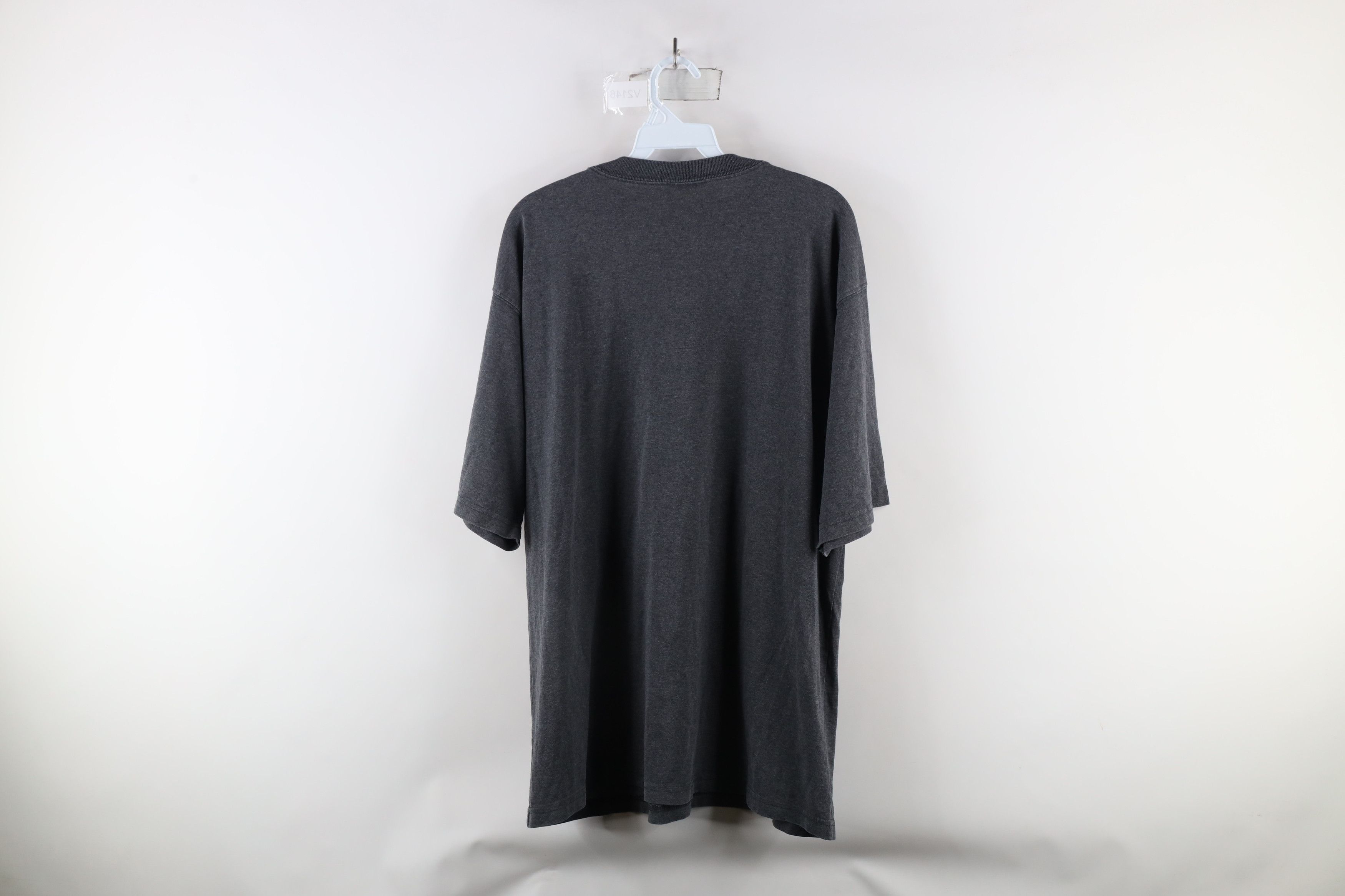 Vintage Vintage 90s Streetwear Blank Short Sleeve T-Shirt Gray USA Size US M / EU 48-50 / 2 - 13 Thumbnail