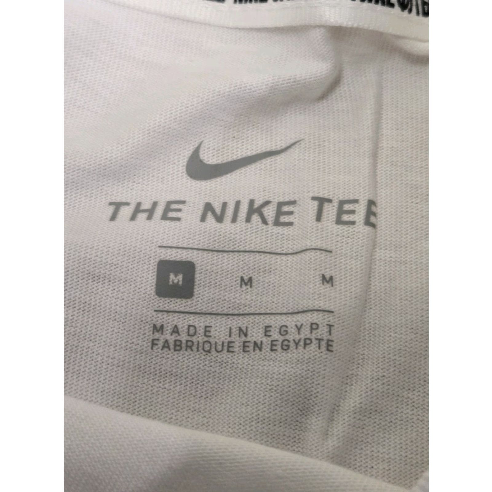 Nike Nike FC Soccer T-Shirt Men's M White Cotton Regular Short Sleeve Crew Neck Pullover Basic Sports Size US M / EU 48-50 / 2 - 4 Thumbnail