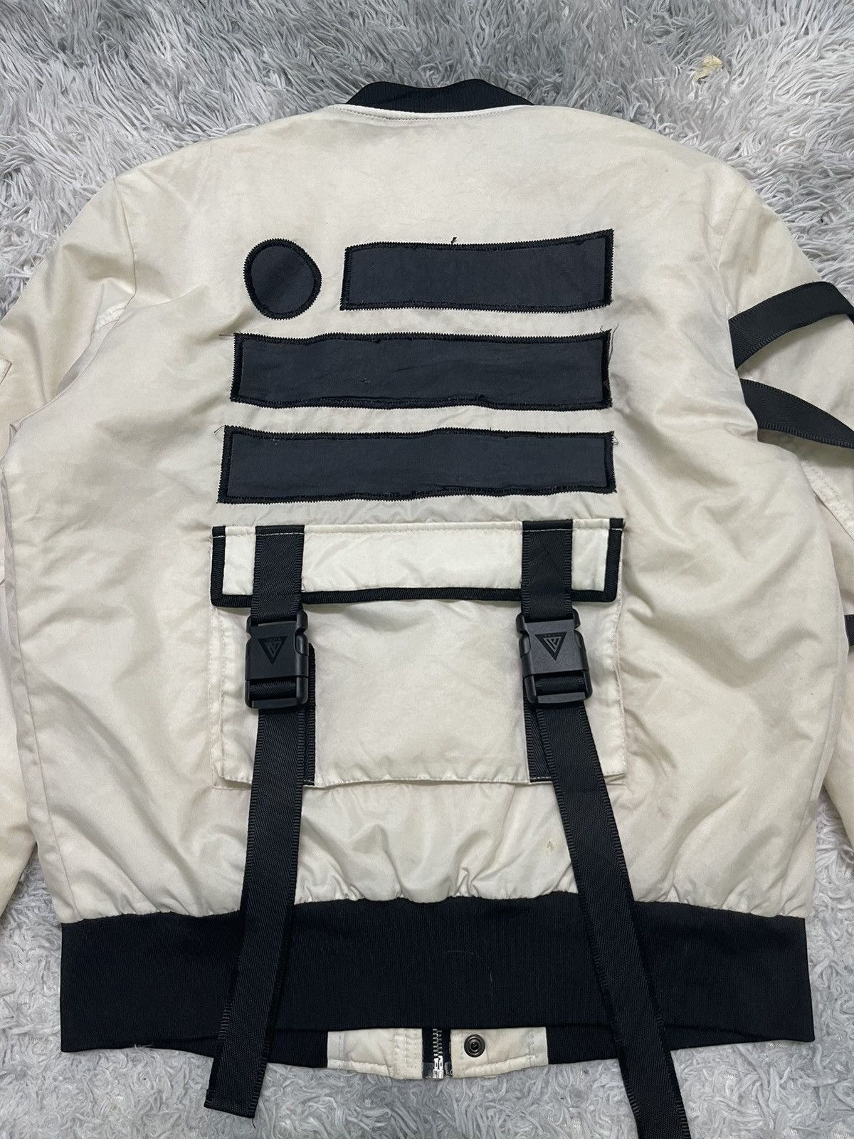Other RARE ISSEY MIYAKE INSPIRED BONDAGE BOMBER JACKET BRAND TKPA Size US L / EU 52-54 / 3 - 16 Thumbnail