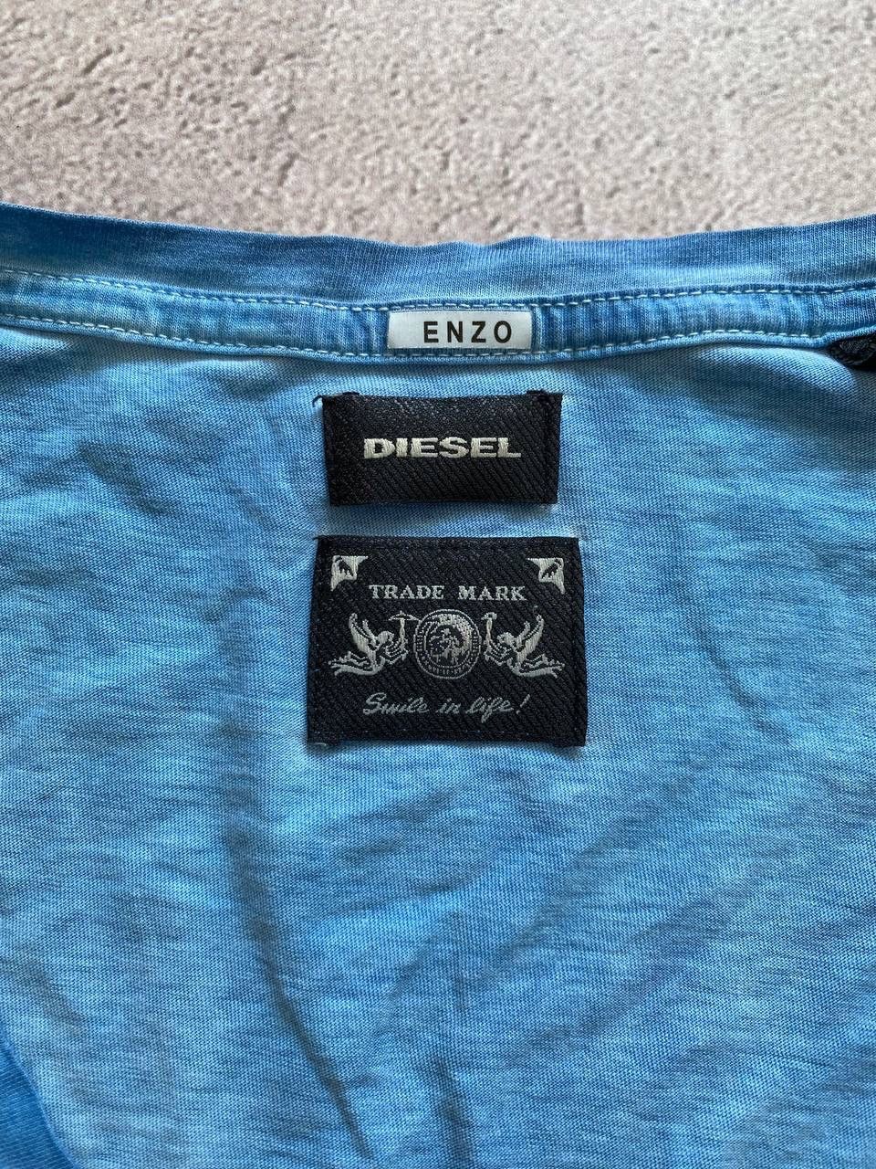 Diesel × Japanese Brand Vintage Diesel faded distressed rare t shirt Size US XL / EU 56 / 4 - 6 Thumbnail