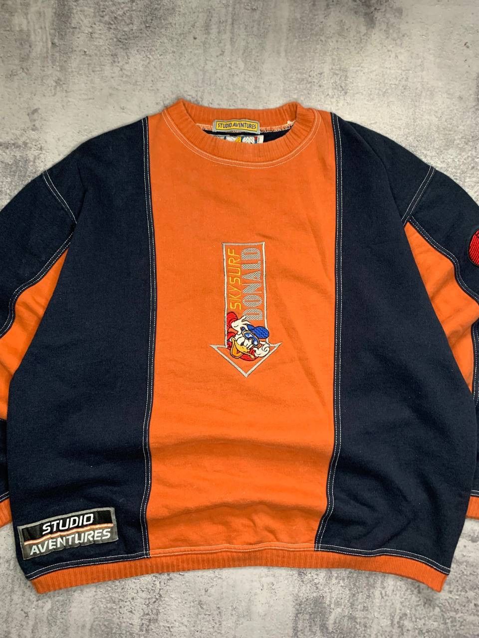 Disney × Vintage Crazy Vintage 90s Disney Donald Duck Sweatshirt Size US M / EU 48-50 / 2 - 5 Thumbnail