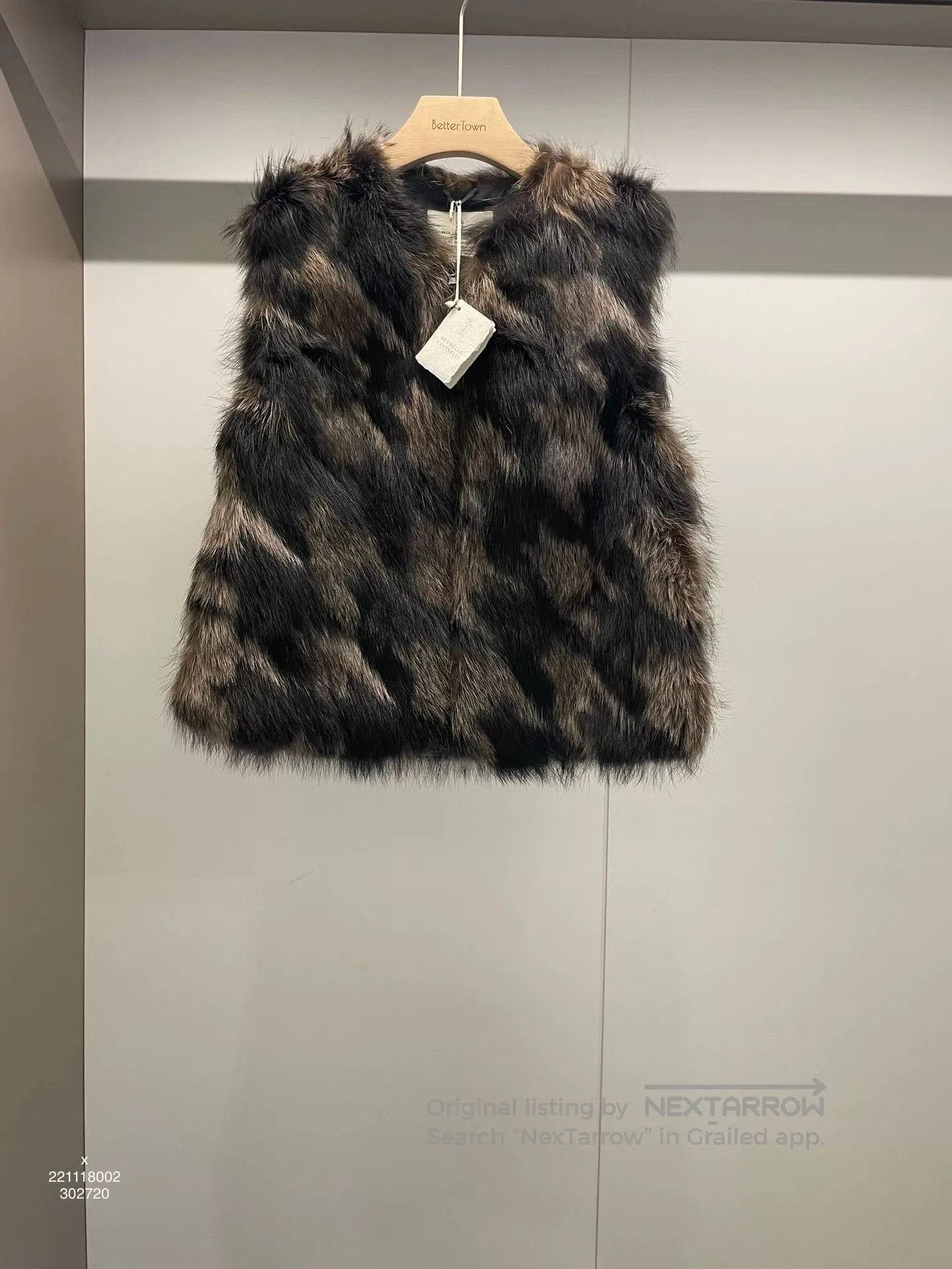 Brunello Cucinelli Shearling Fur Vest.
