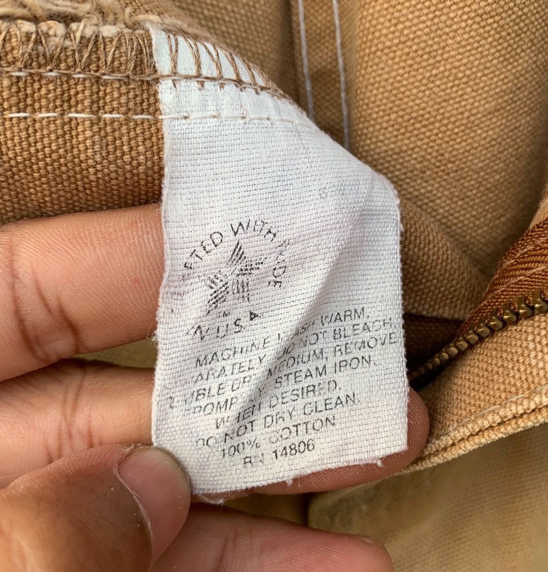 Carhartt VINTAGE CARHARTT WORK DUCK CANVAS PANT Size US 27 - 10 Thumbnail
