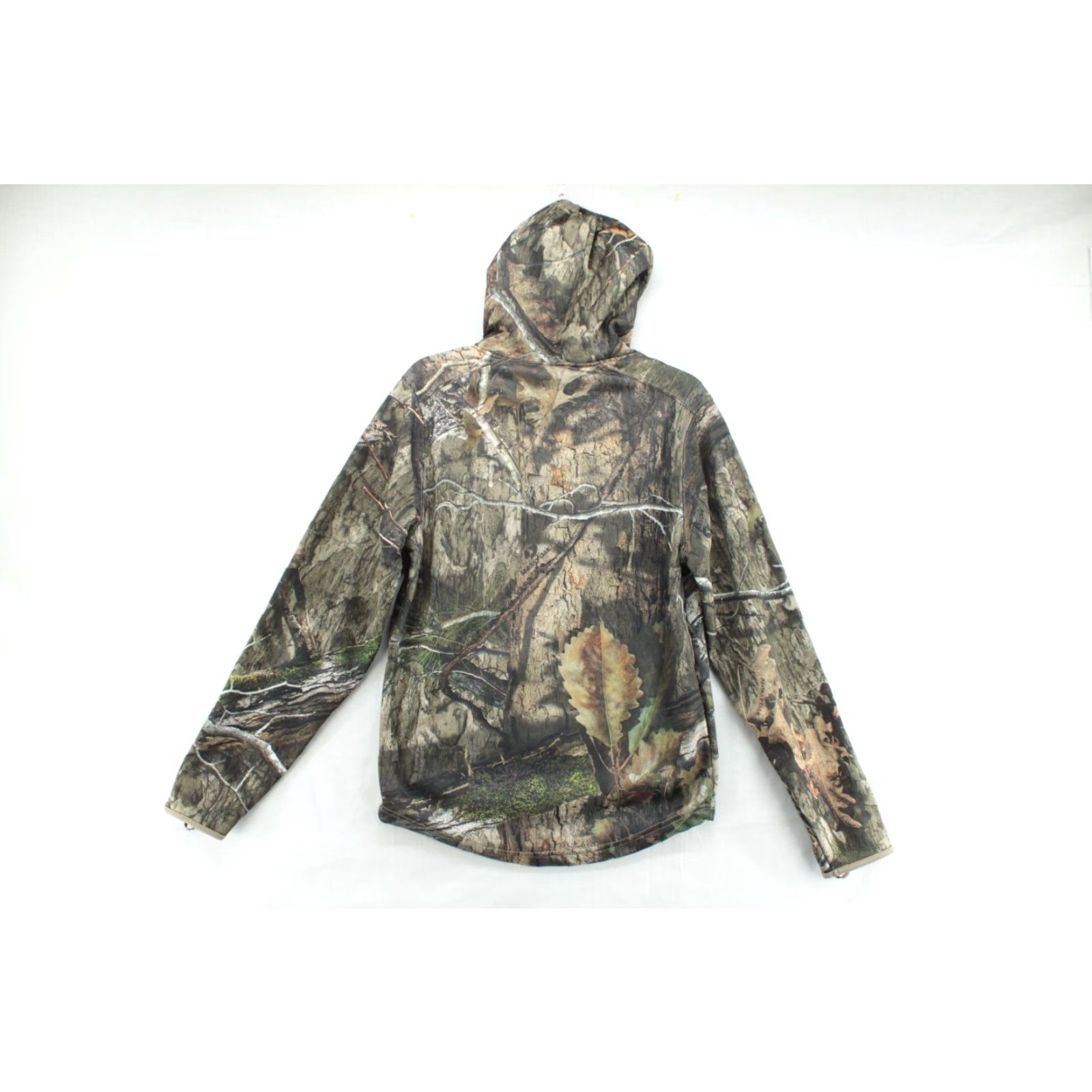 Vintage Mossy Oak Hoodie Mens S Woodland Camo Pullover Face Hood Hunting Lightweight Size US S / EU 44-46 / 1 - 5 Thumbnail