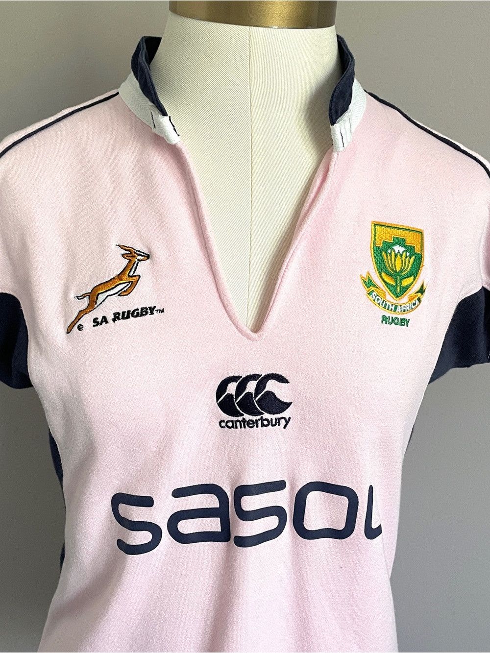 Canterbury of New Zealand Vintage Canterbury South African Springboks Rugby Shirt 🇿🇦 Size M / US 6-8 / IT 42-44 - 4 Thumbnail