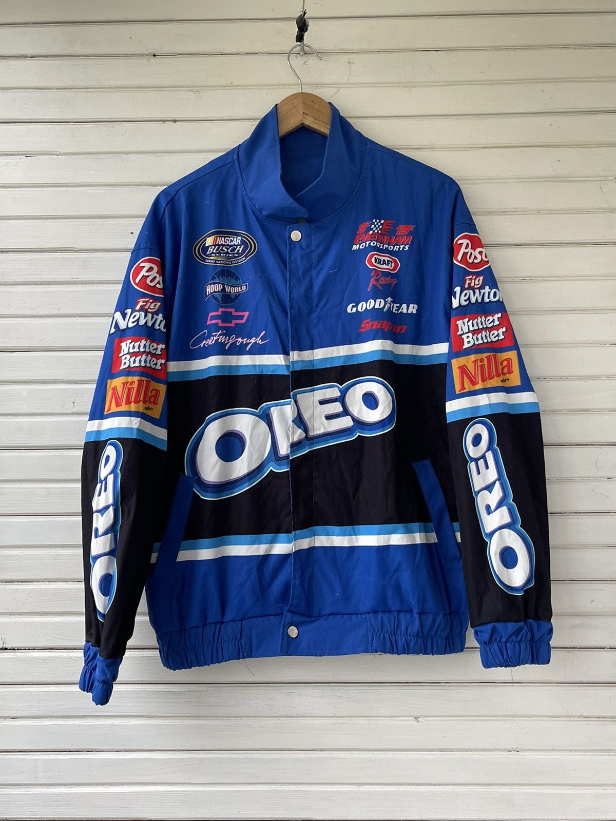 90's  NASCAR  OREO   レーシング ジャケット Lサイズ 90's OREO オレオ NASCER ヴィンテージ レーシングジャケット