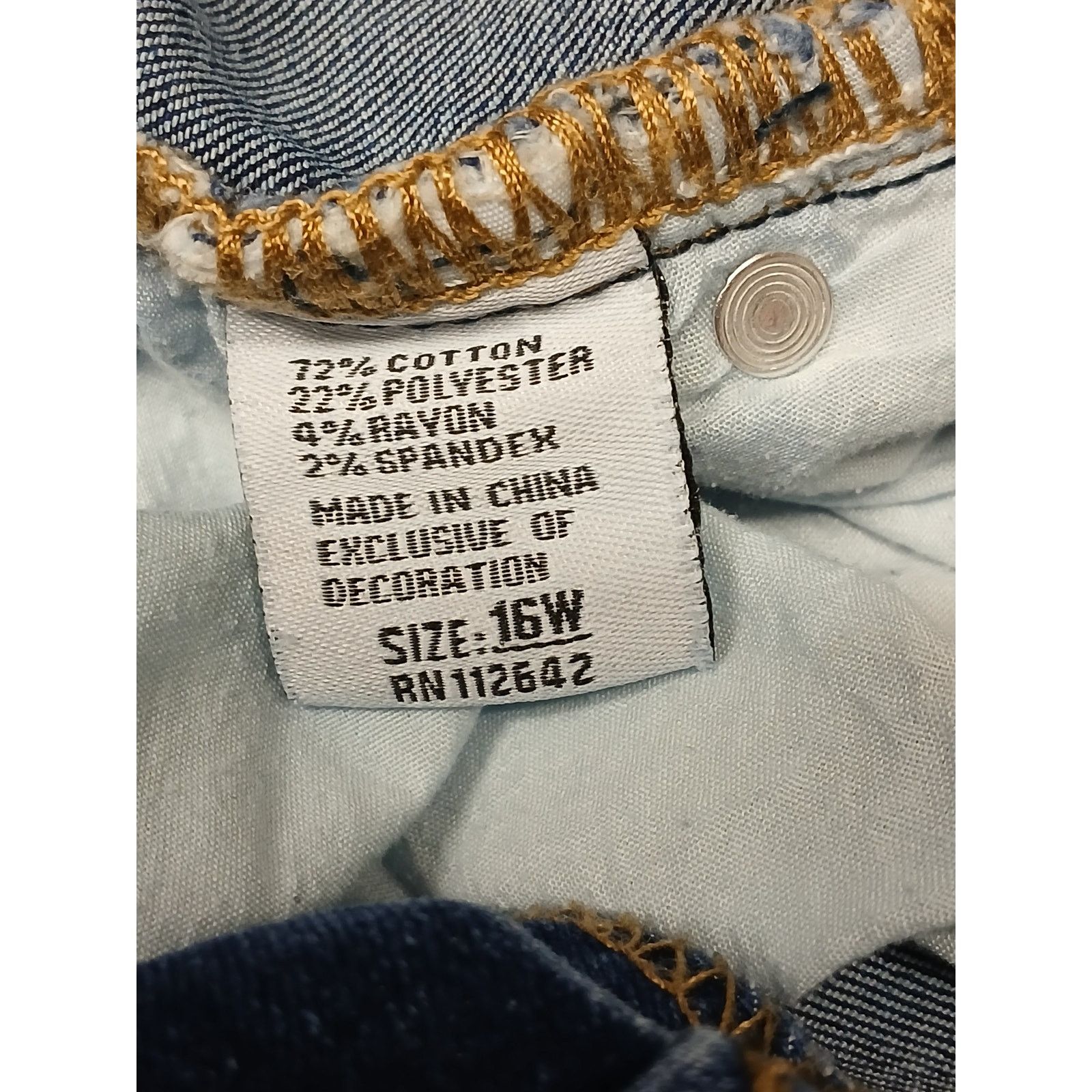 Other Honey & Bristle (16W) Womens Skinny Stretch Blue Denim Jeans Size 30" / US 8 / IT 44 - 8 Thumbnail