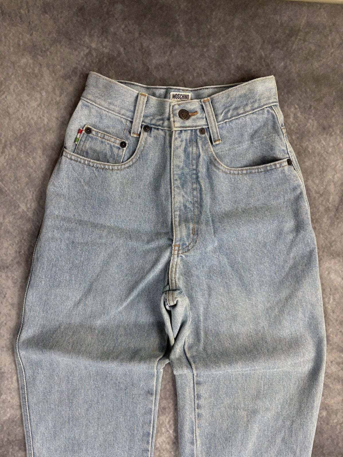 Moschino × Vintage Vintage Moschino Jeans 1990s 2000s Made in USA Denim Pants Size 27" / US 4 / IT 40 - 5 Thumbnail