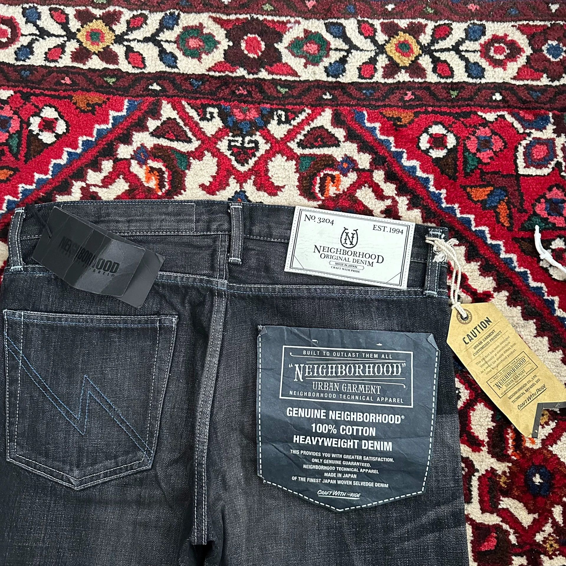 Neighborhood neighborhood 15aw black narrow m jeans Size US 30 / EU 46 - 6 Thumbnail