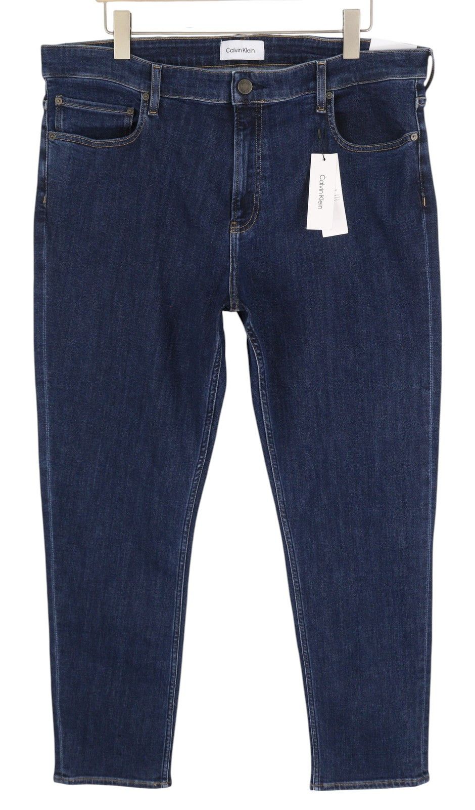 Calvin Klein TAPERED DARK BLUE W38/L32 Stretch Denim Jeans 84961 Size US 38 / EU 54 - 1 Thumbnail