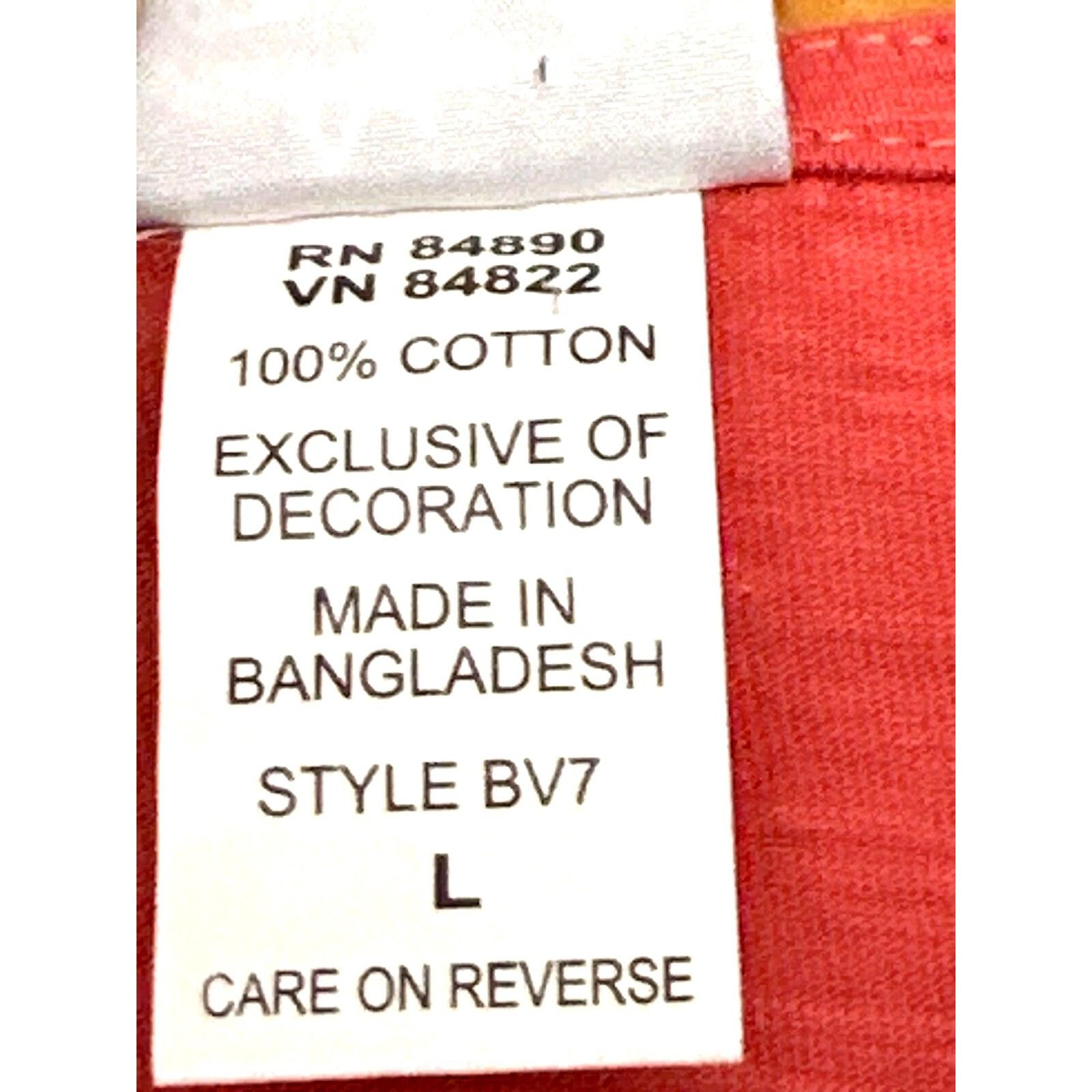 Haband Adrian Delafield Salmon Pink Cotton Tunic Top With Button Fr Size L / US 10 / IT 46 - 8 Thumbnail