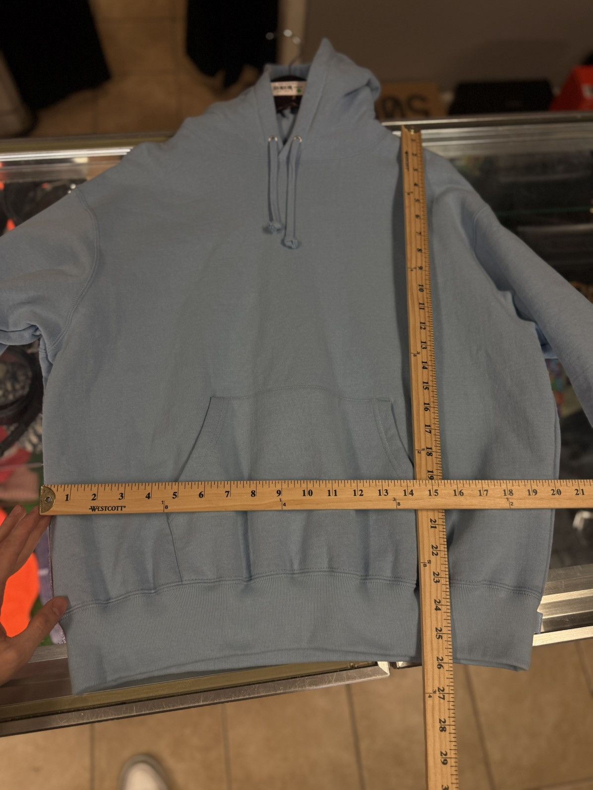 Supreme Supreme Back Logo Baby Blue Hoodie 2024 Size S Size US S / EU 44-46 / 1 - 15 Thumbnail