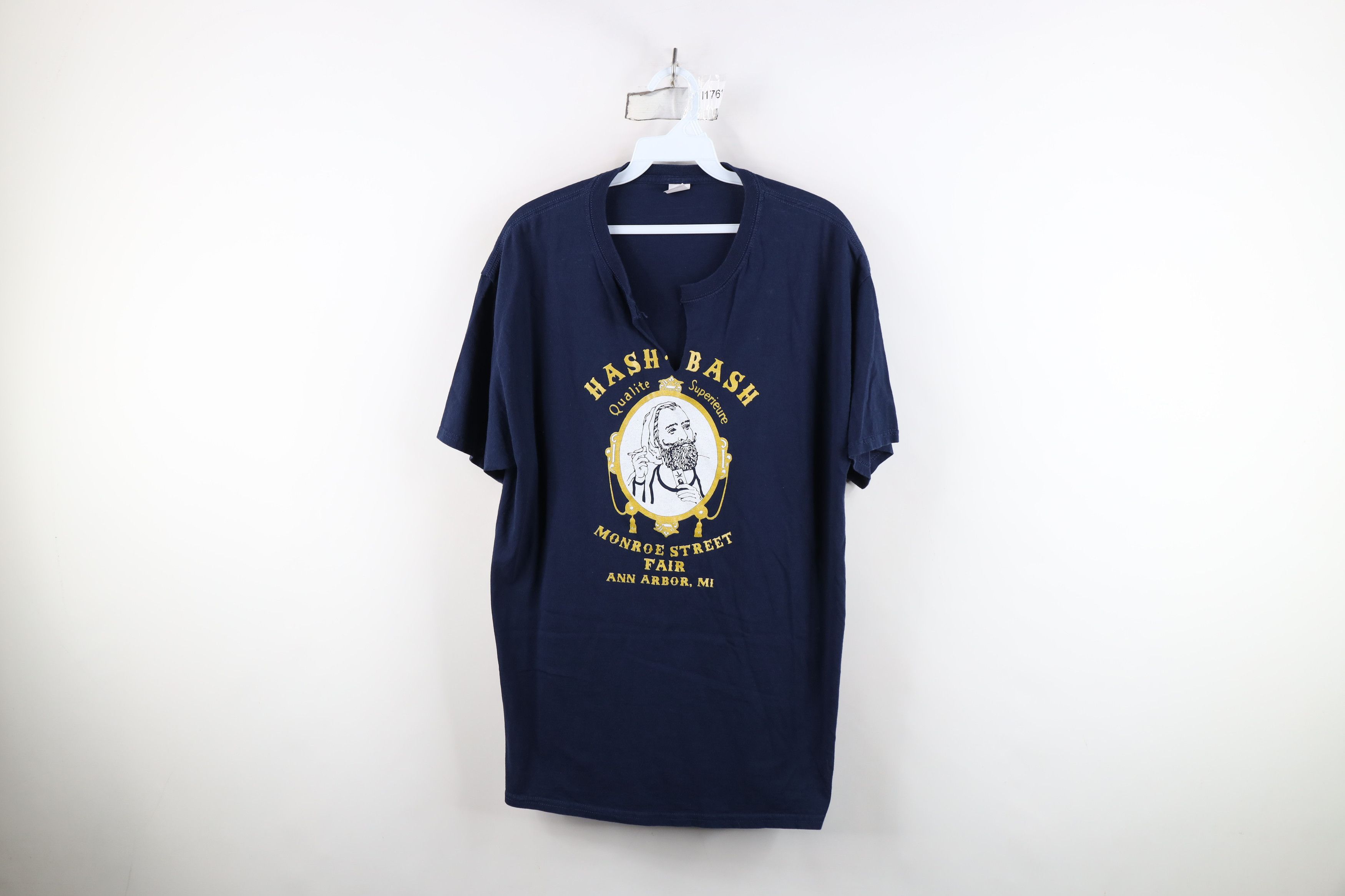 Vintage Vintage Cut Ann Arbor Hash Bash Monroe Street Fair T-Shirt Size L / US 10 / IT 46 - 1 Thumbnail
