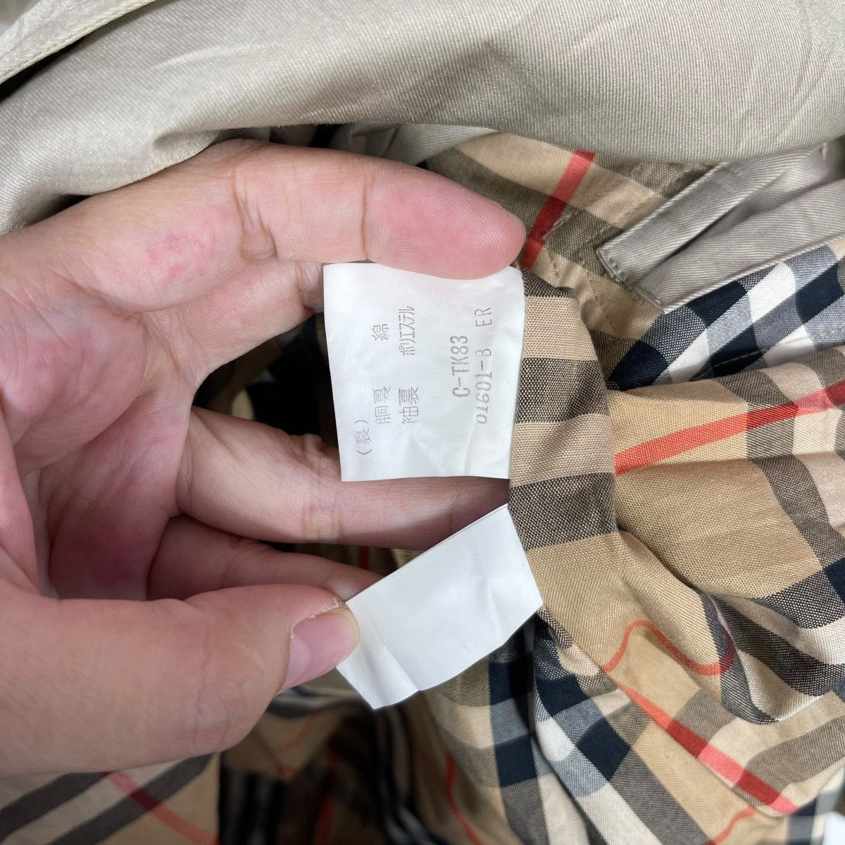Burberry Burberrys Vintage Trench Coat Nova Check Lined Beige Belted Size US XL / EU 56 / 4 - 7 Thumbnail