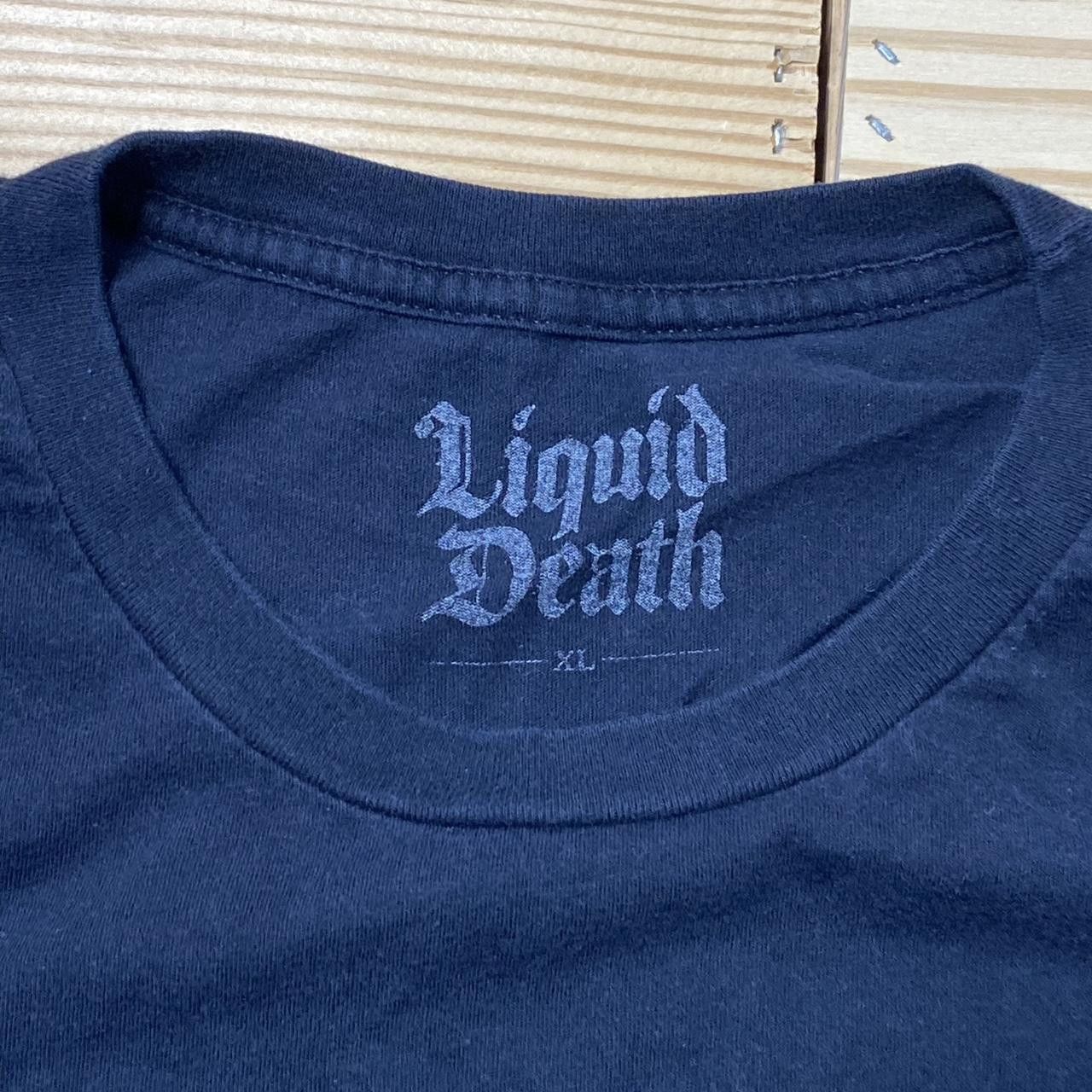 Other Liquid Death Grim Reaper Black Drink Promo Tee Size XL Size US XL / EU 56 / 4 - 3 Thumbnail