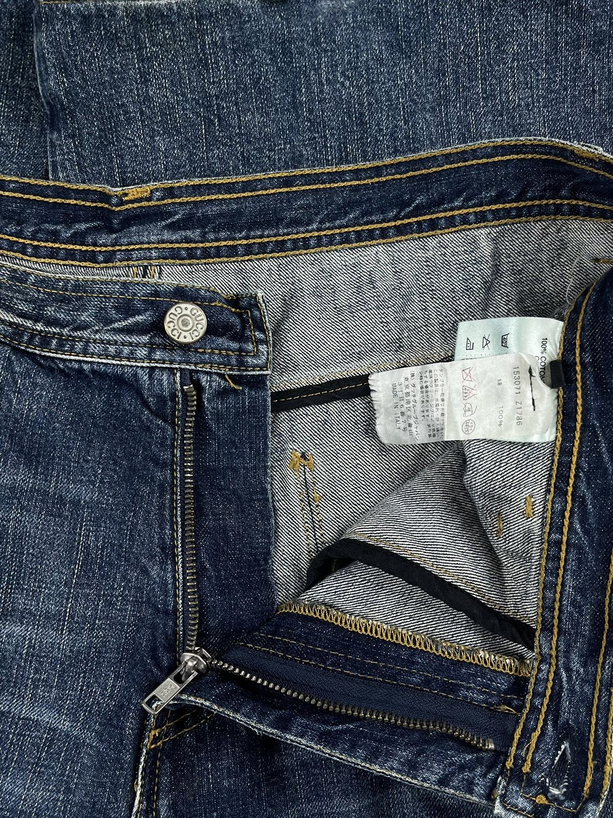 Gucci Gucci Tom Ford Horsebit Wide Leg Bootcut Denim Jeans Size US 34 / EU 50 - 7 Thumbnail