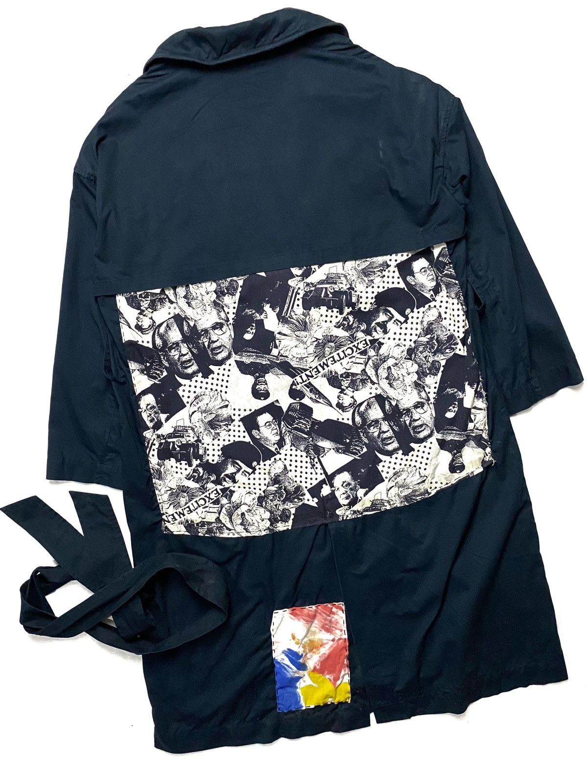 Journal Standard 🕊️Journal Standard Nylon Trench Coat Patchwork“ EXCITEMENT “ Size US L / EU 52-54 / 3 - 3 Thumbnail