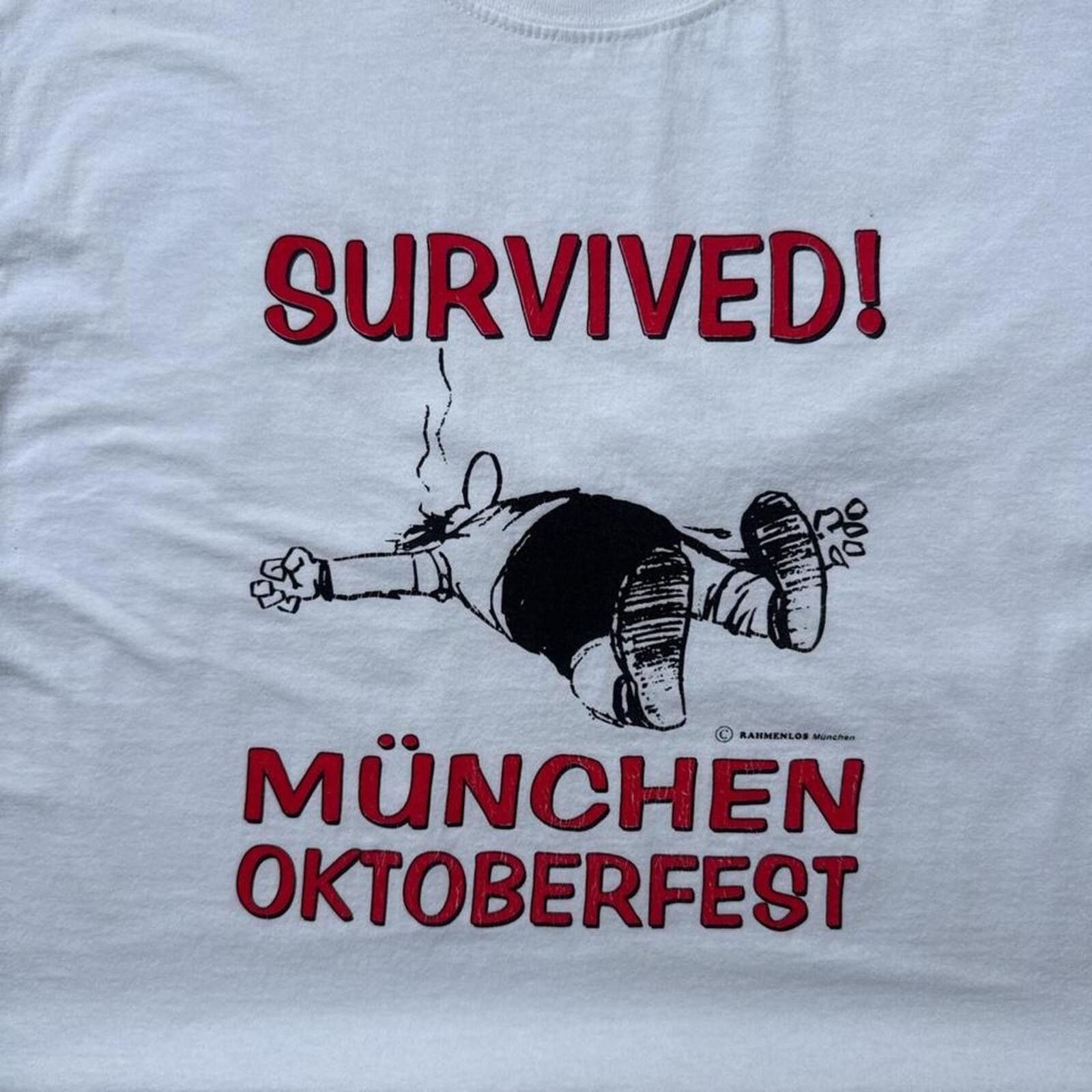 Hanes Y2K Munchen Oktoberfest 00s Vintage t shirt Size US M / EU 48-50 / 2 - 4 Thumbnail