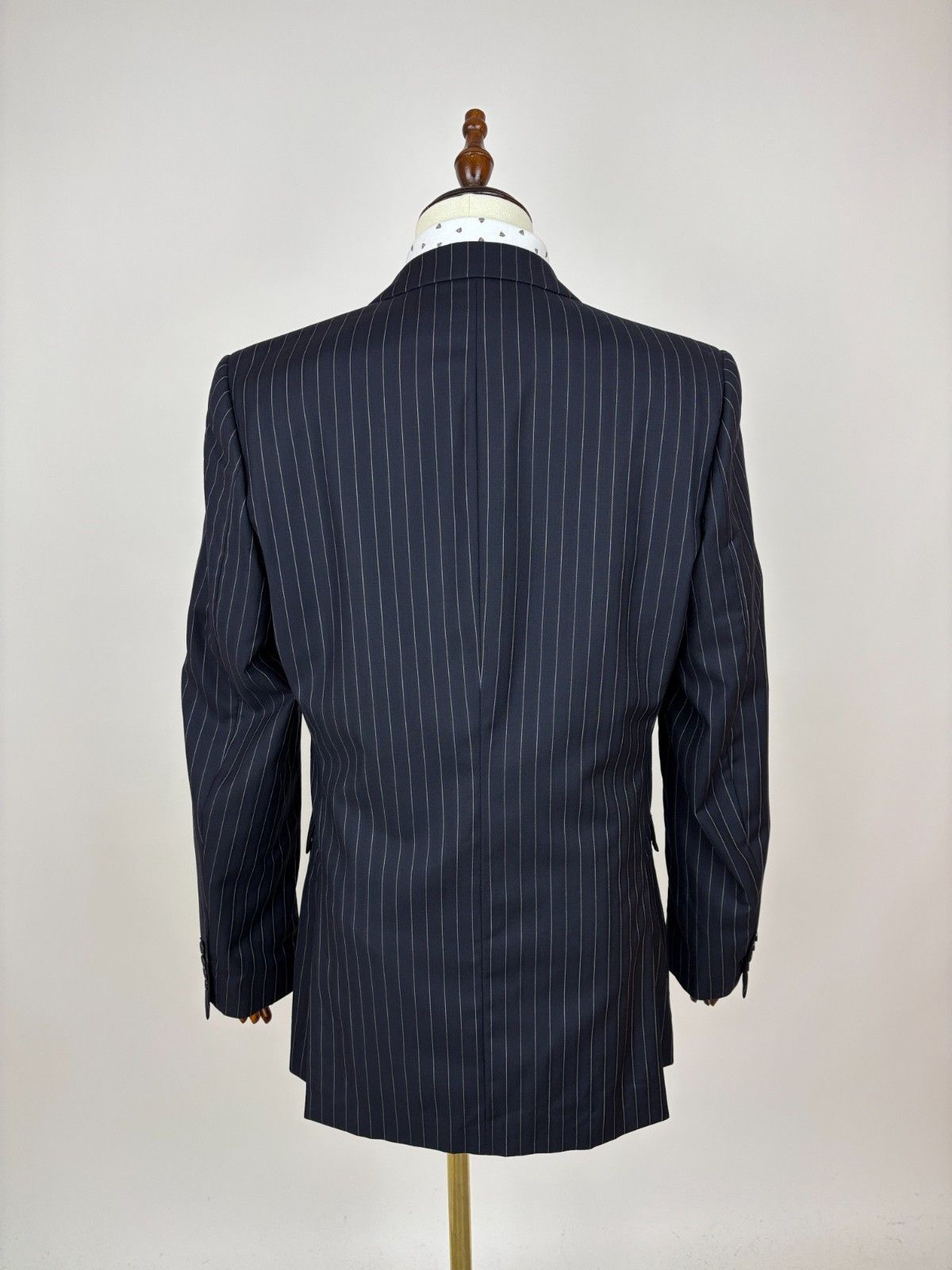 Other UK Holland Esquire Striped Wool Blazer Long UK 40" 112 cm EU 50 Size 40L - 19 Thumbnail