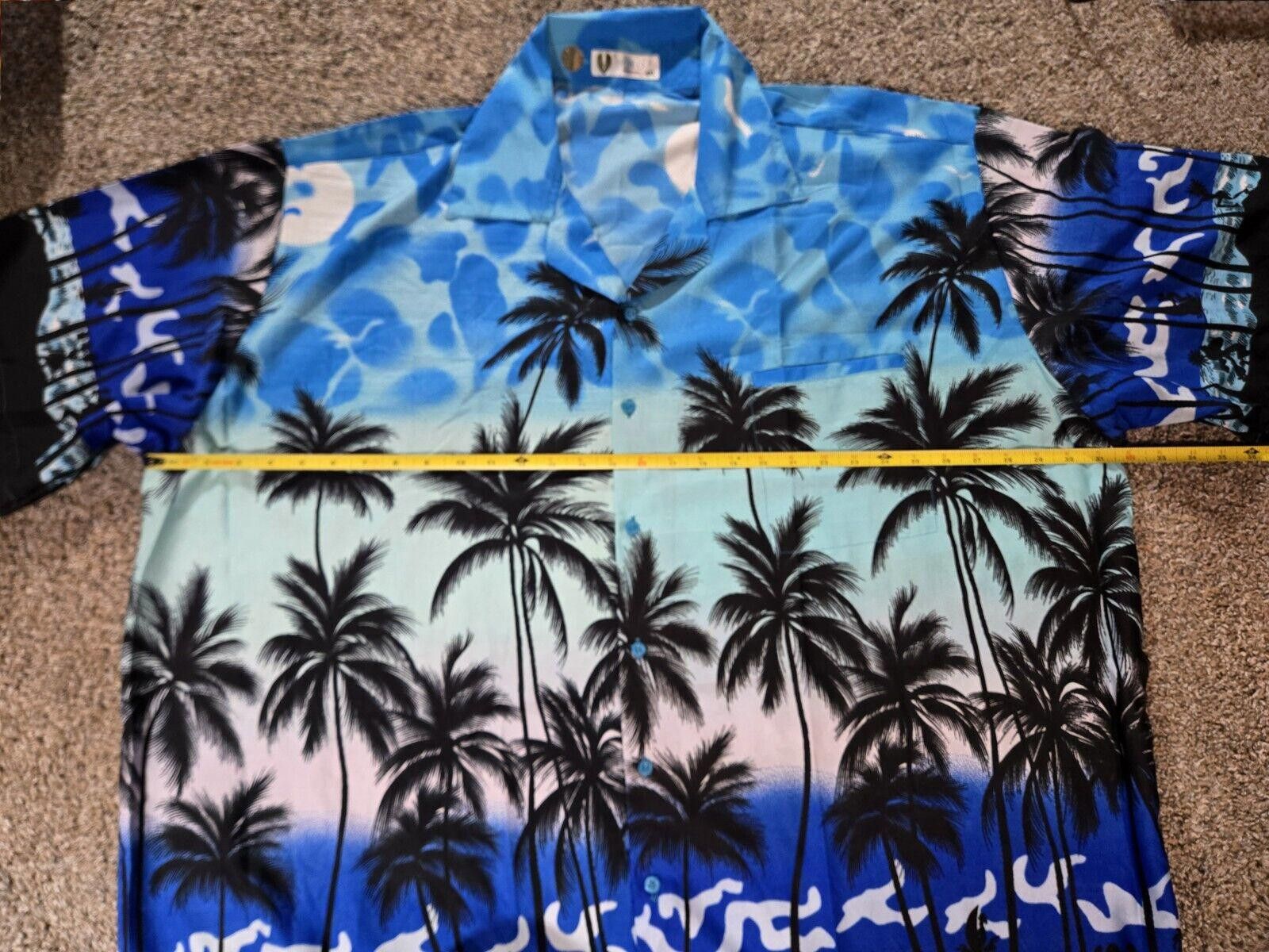 Designer V.H.O. Hawaiian Print Shirt Size 6XL Size US XXL / EU 58 / 5 - 2 Thumbnail